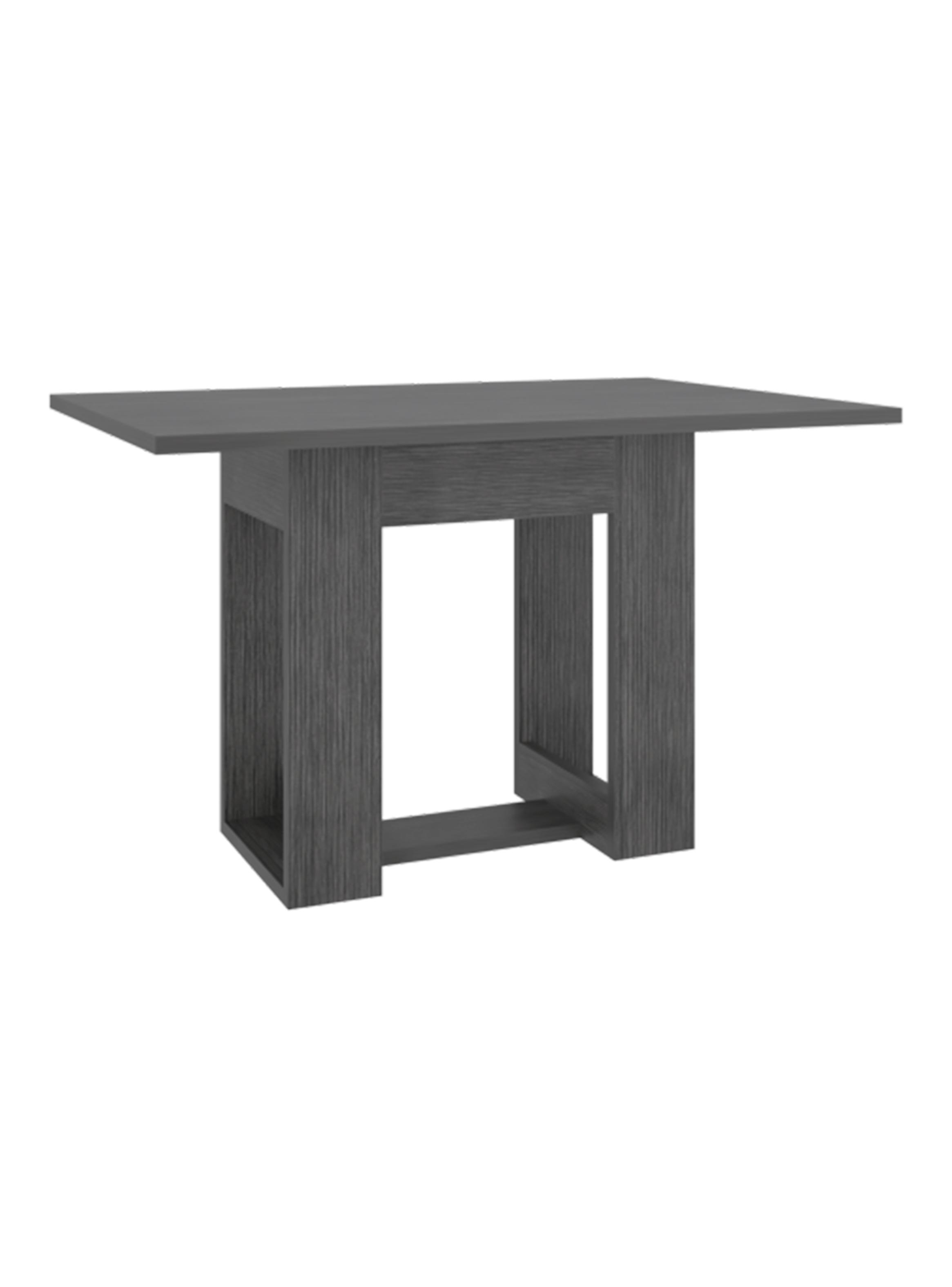 Mesa de Comedor Volterra Para 4 Puestos Roble Gris 74x120x85 cm-2