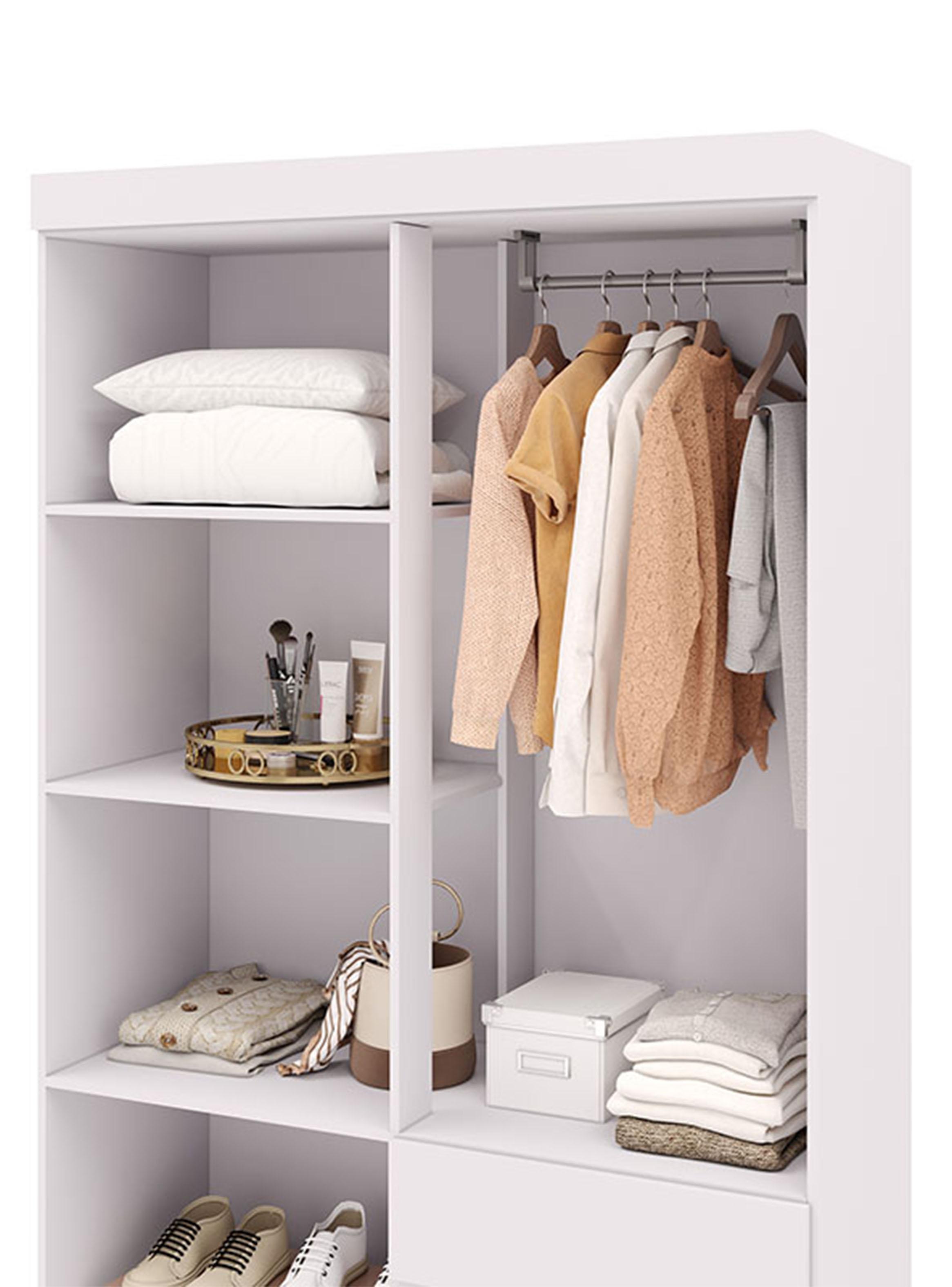 Clóset Americano 4 Puertas + 2 Cajones-3