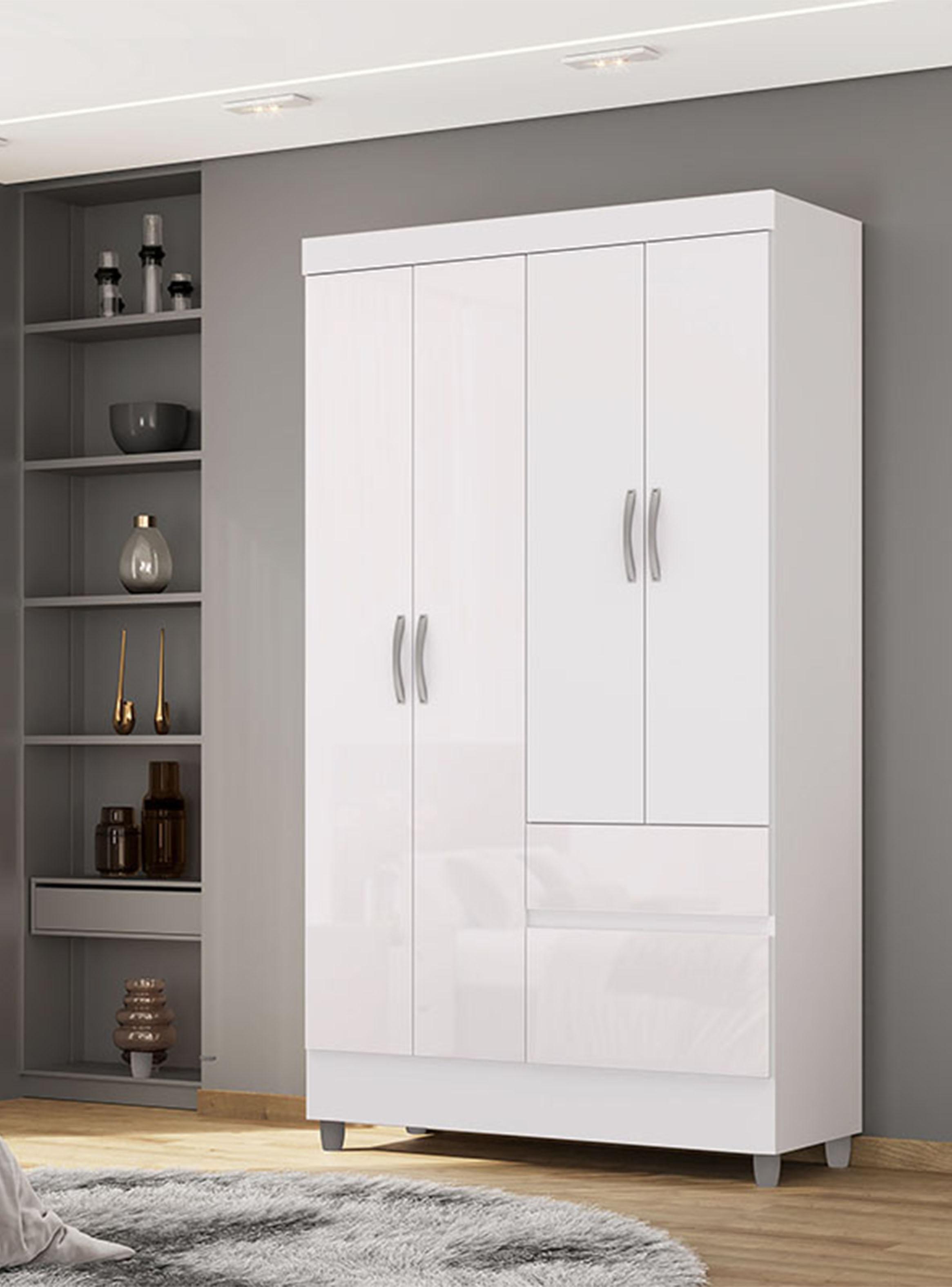 Clóset Americano 4 Puertas + 2 Cajones-4