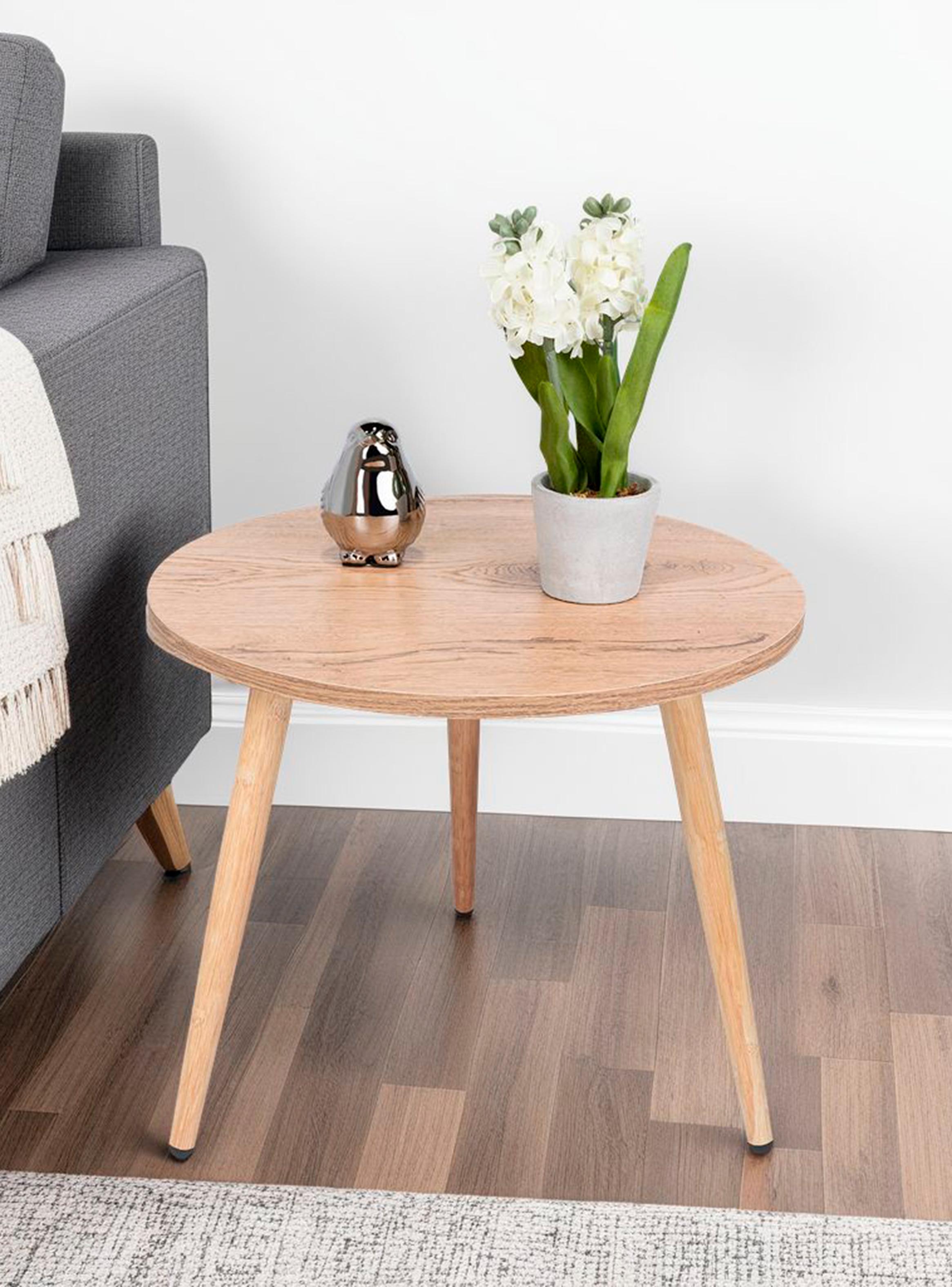 Mesa Lateral Narvik Macadamia 41.5x47.9x47.9 cm-4