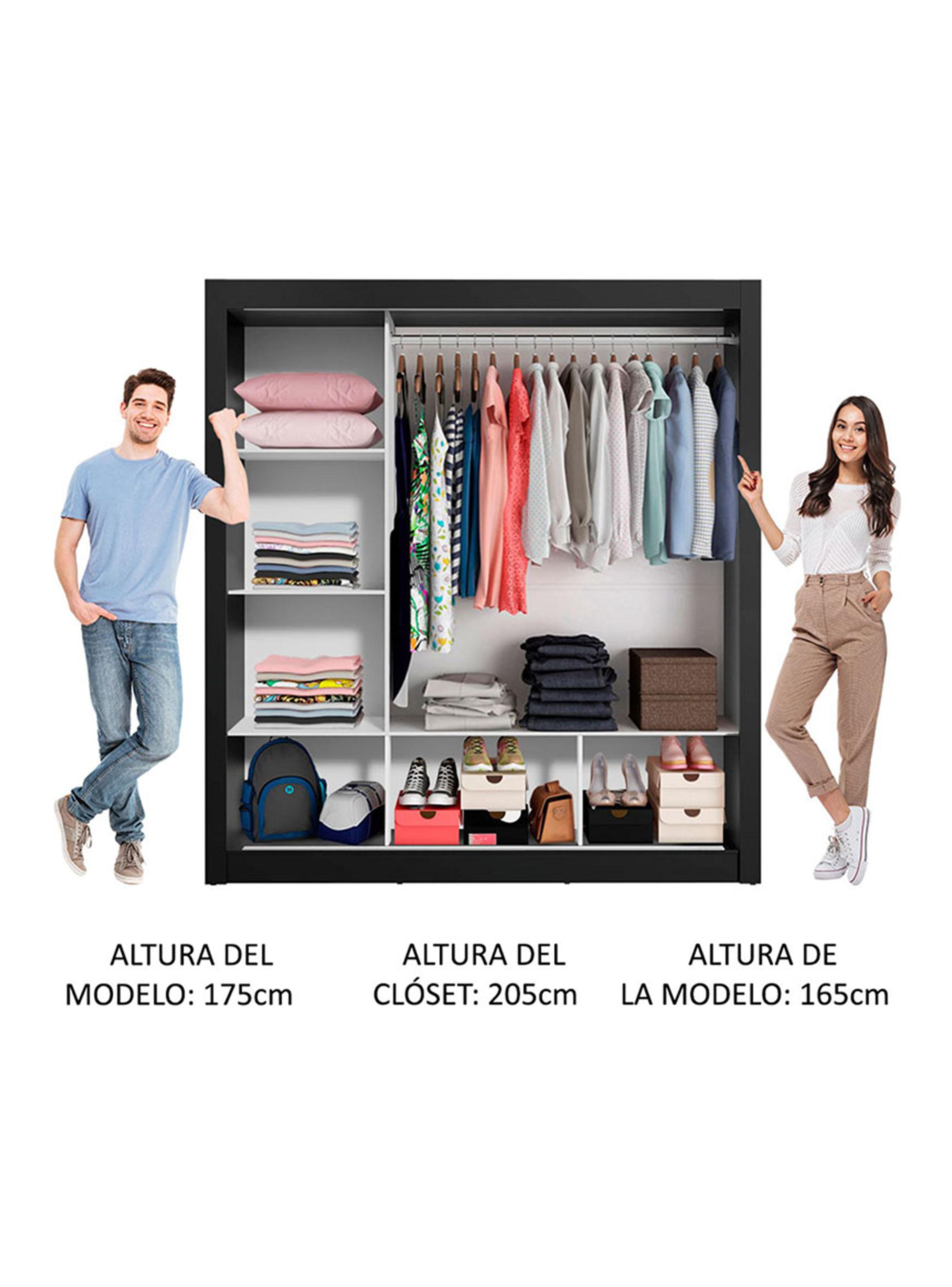 Clóset Monaco con 3 Puertas-2