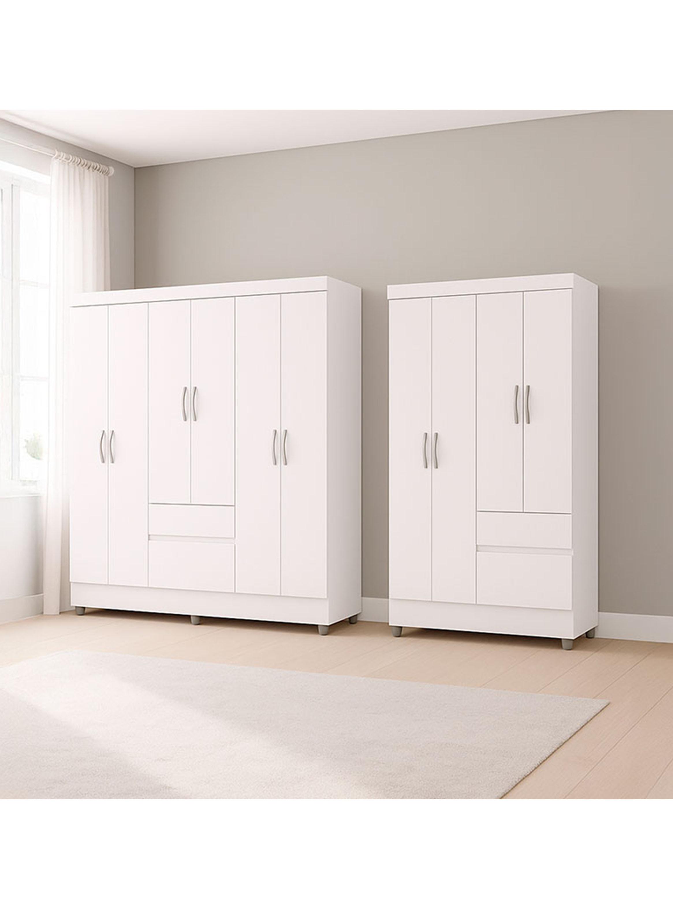 Combo 2 Clósets Americano 6 Puertas + 4 Puertas-4