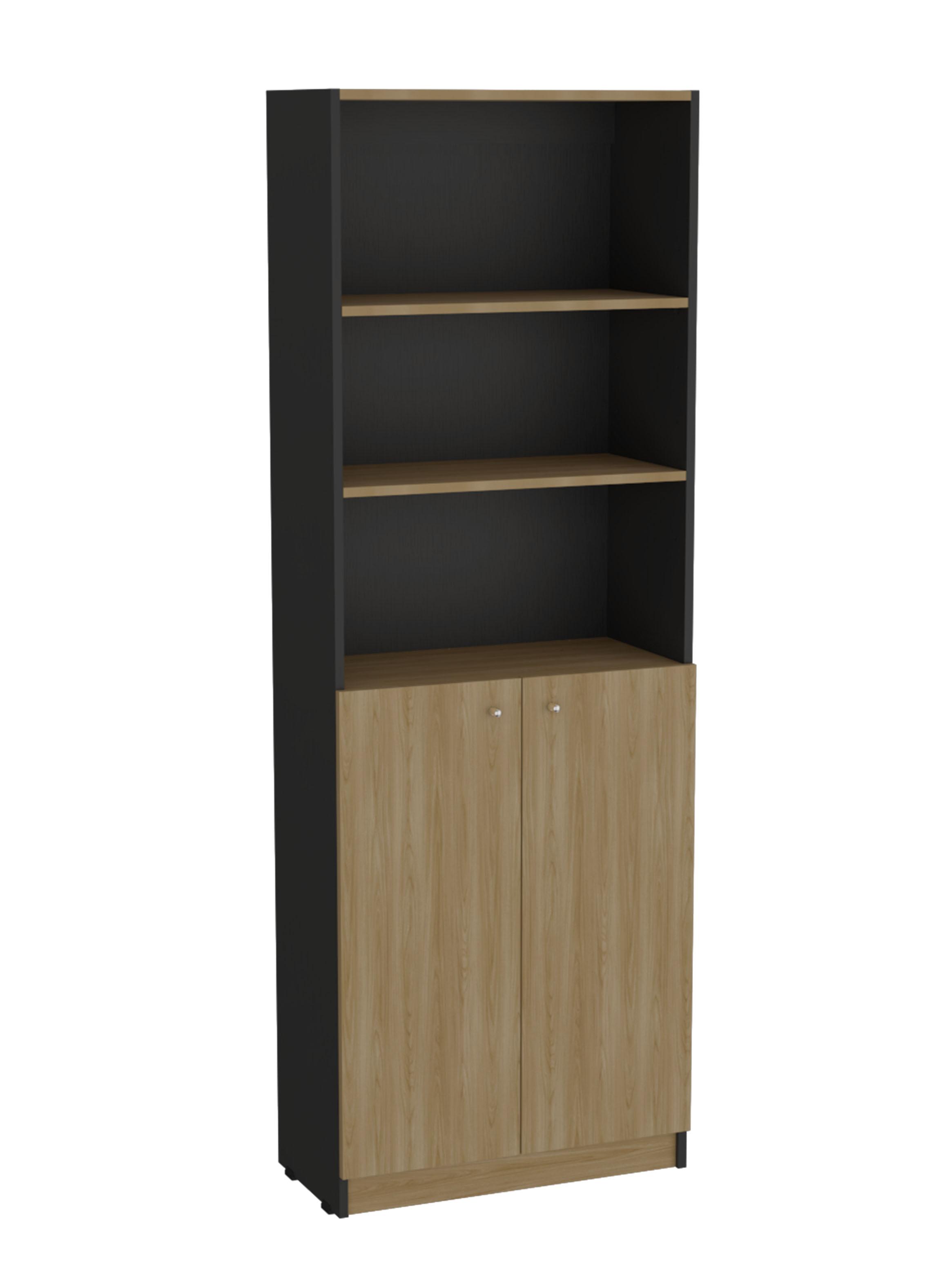 Estante 2 Puertas Home E4 180.6x62.8x31.4 cm Wengue y Fresno-2