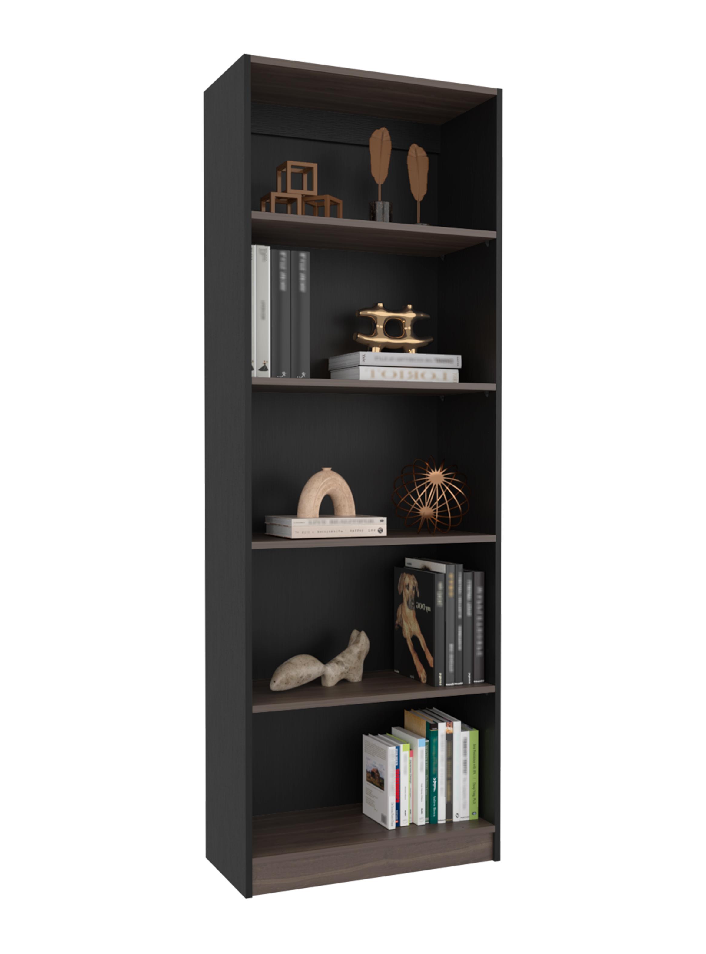 Estante 4 Repisas Home E3 180.6x62.8x29.9 cm Wengue y Milan-3