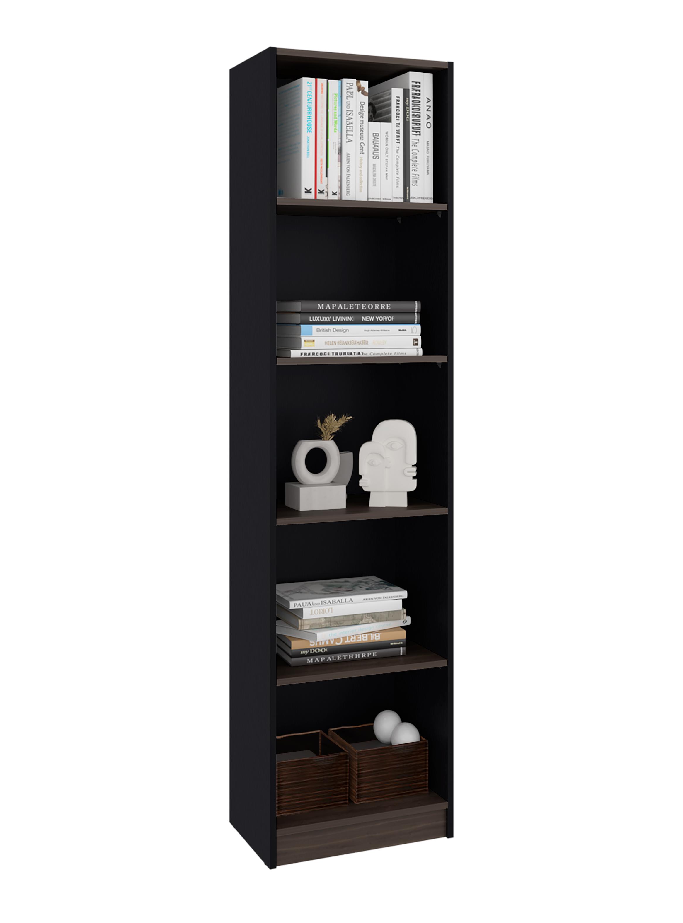 Estante 4 Repisas Home E2 180.6x45x29.6 cm Wengue y Milan-3