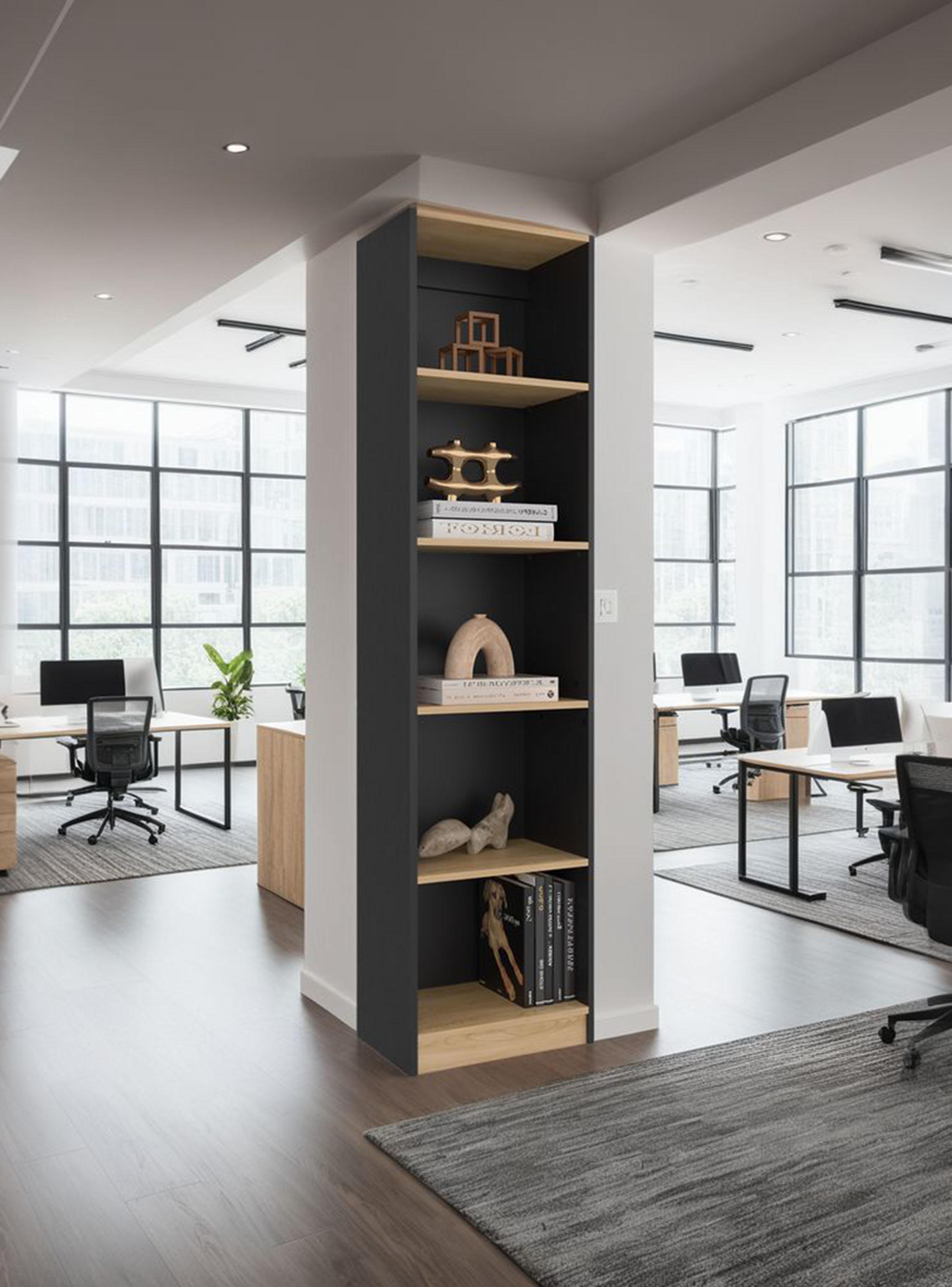 Estante 4 Repisas Home E2 180.6x45x29.6 cm Wengue y Fresno-4