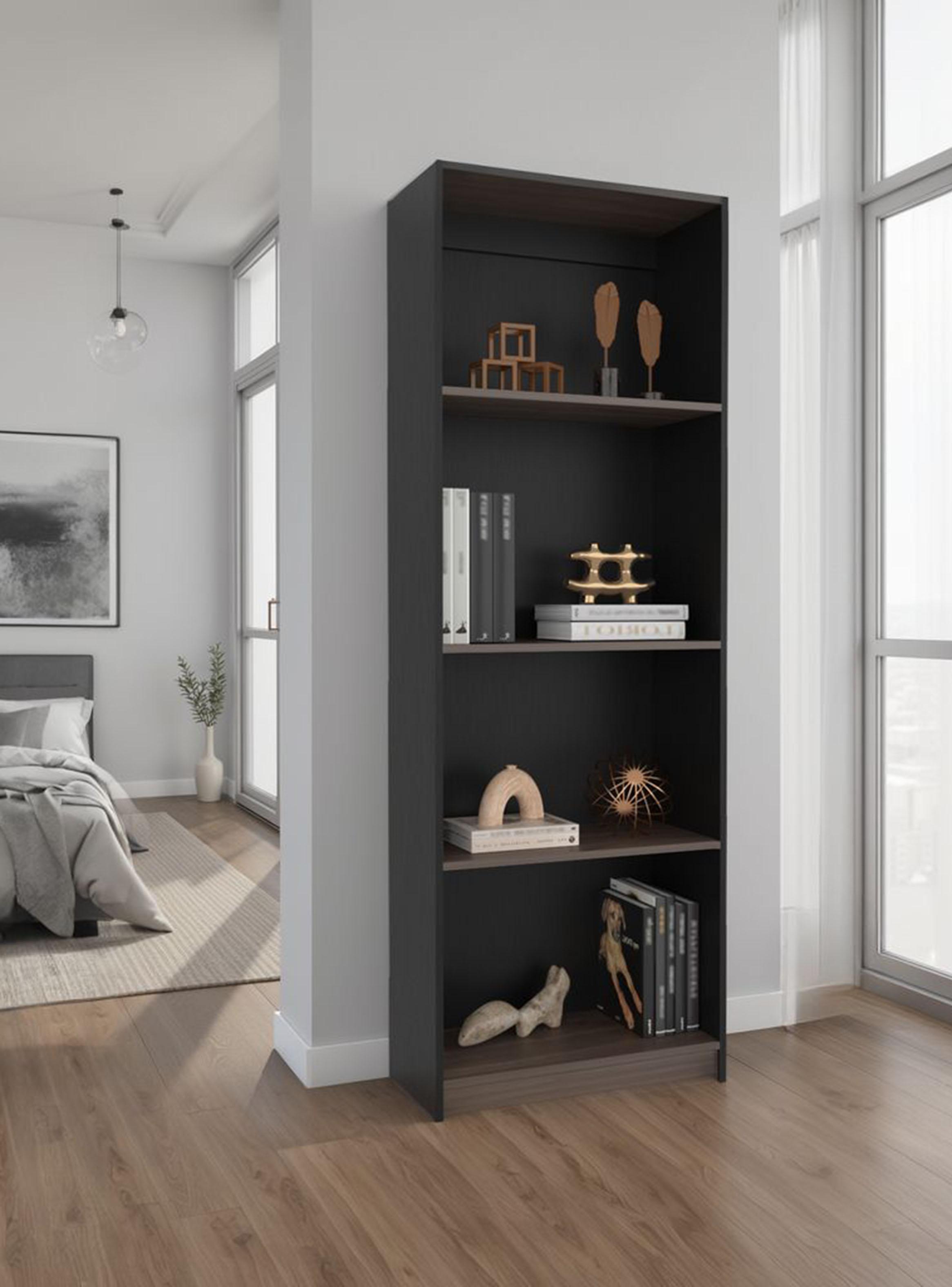 Estante 3 Repisas Home E1 180.6x62.8x29.9 cm Wengue y Milan-4