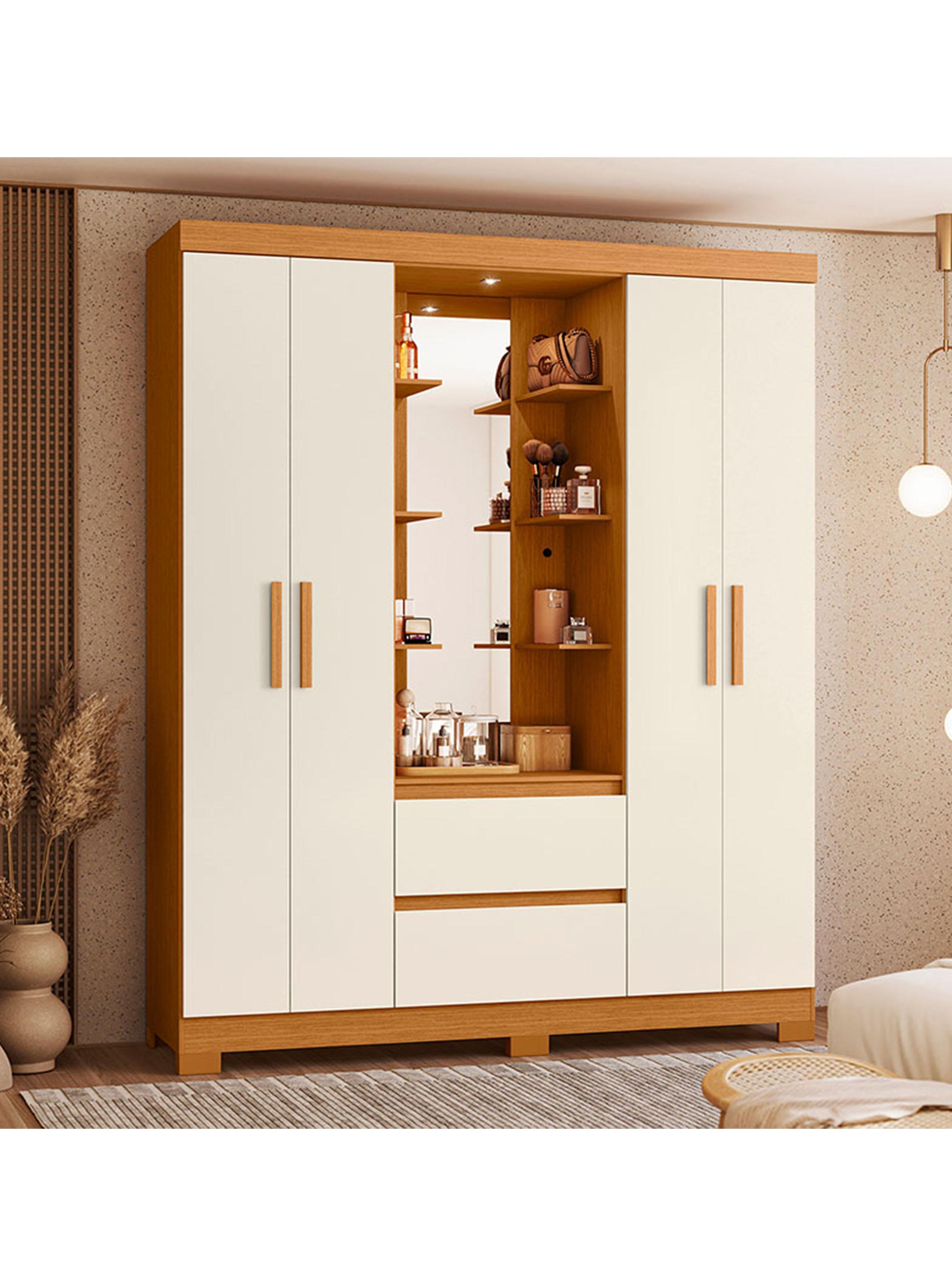 Clóset Olímpia 4 Puertas con 2 Cajones-4