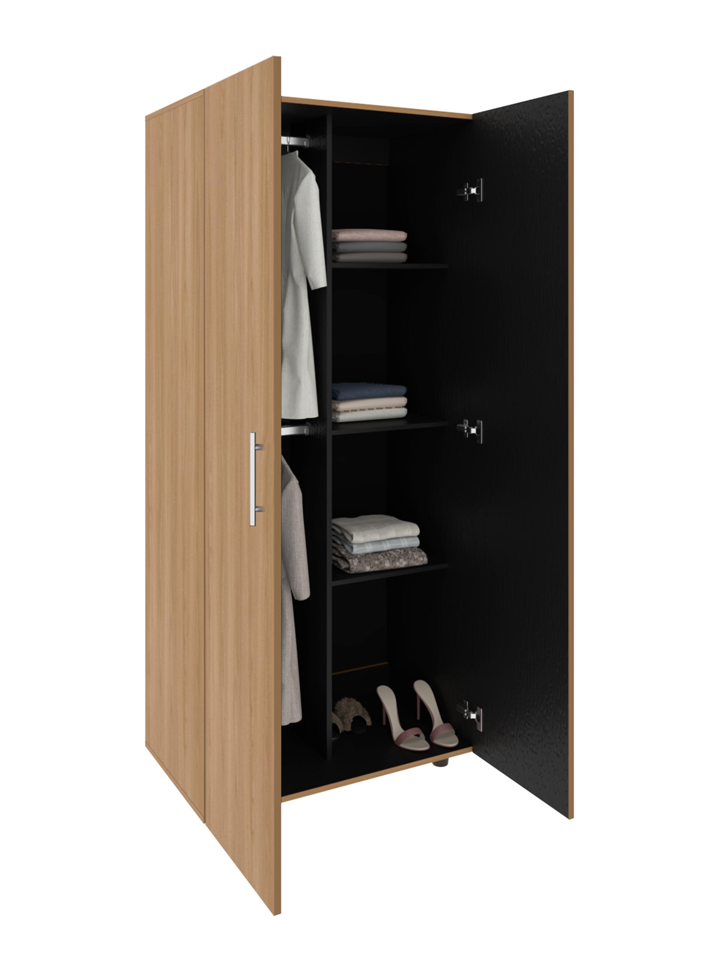 Clóset Tera Fresno Europeo Wengue 2 Puertas-3