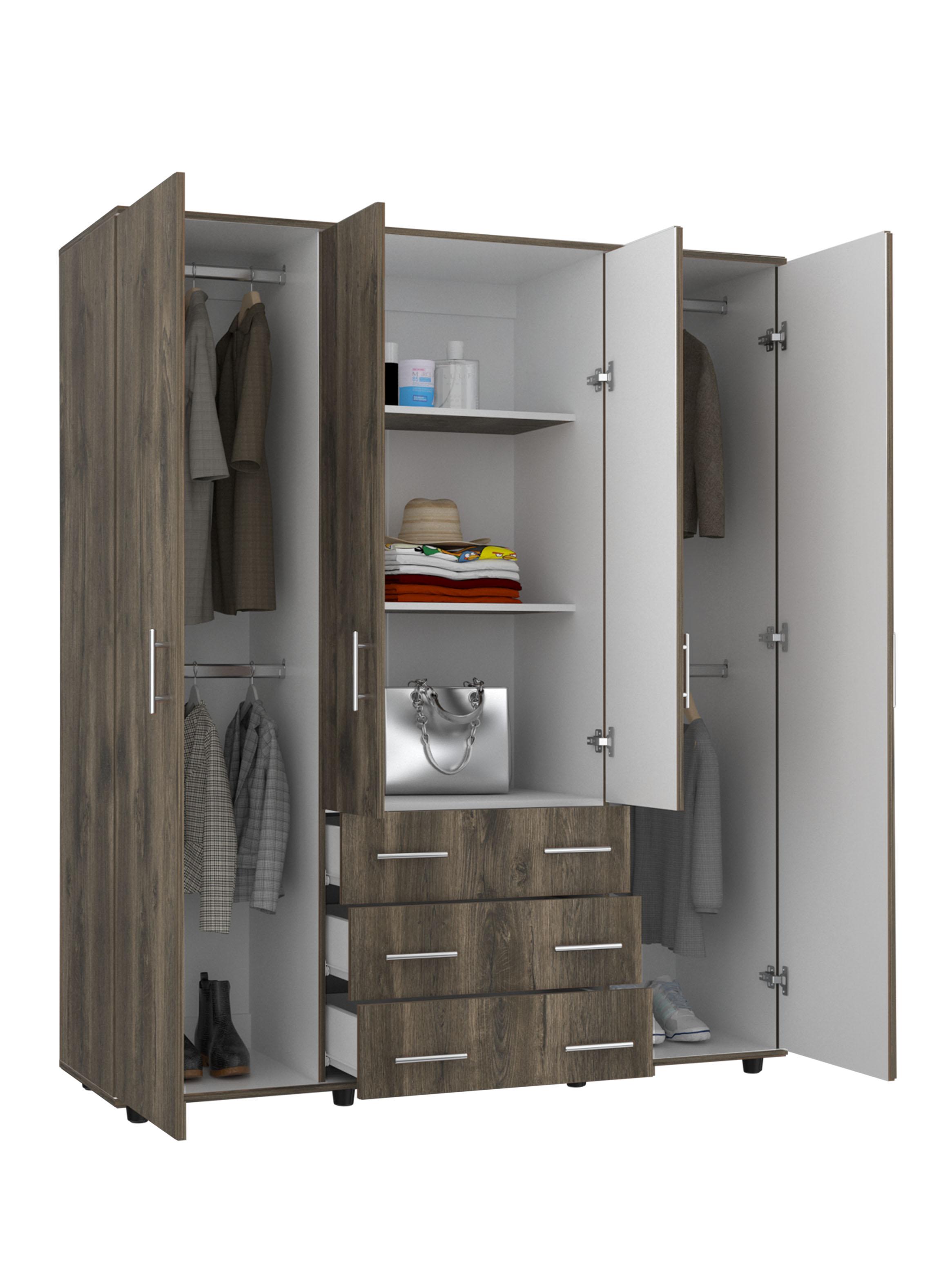 Clóset Fontan Bellota Blanco 4 Puertas + 3 Cajones-3