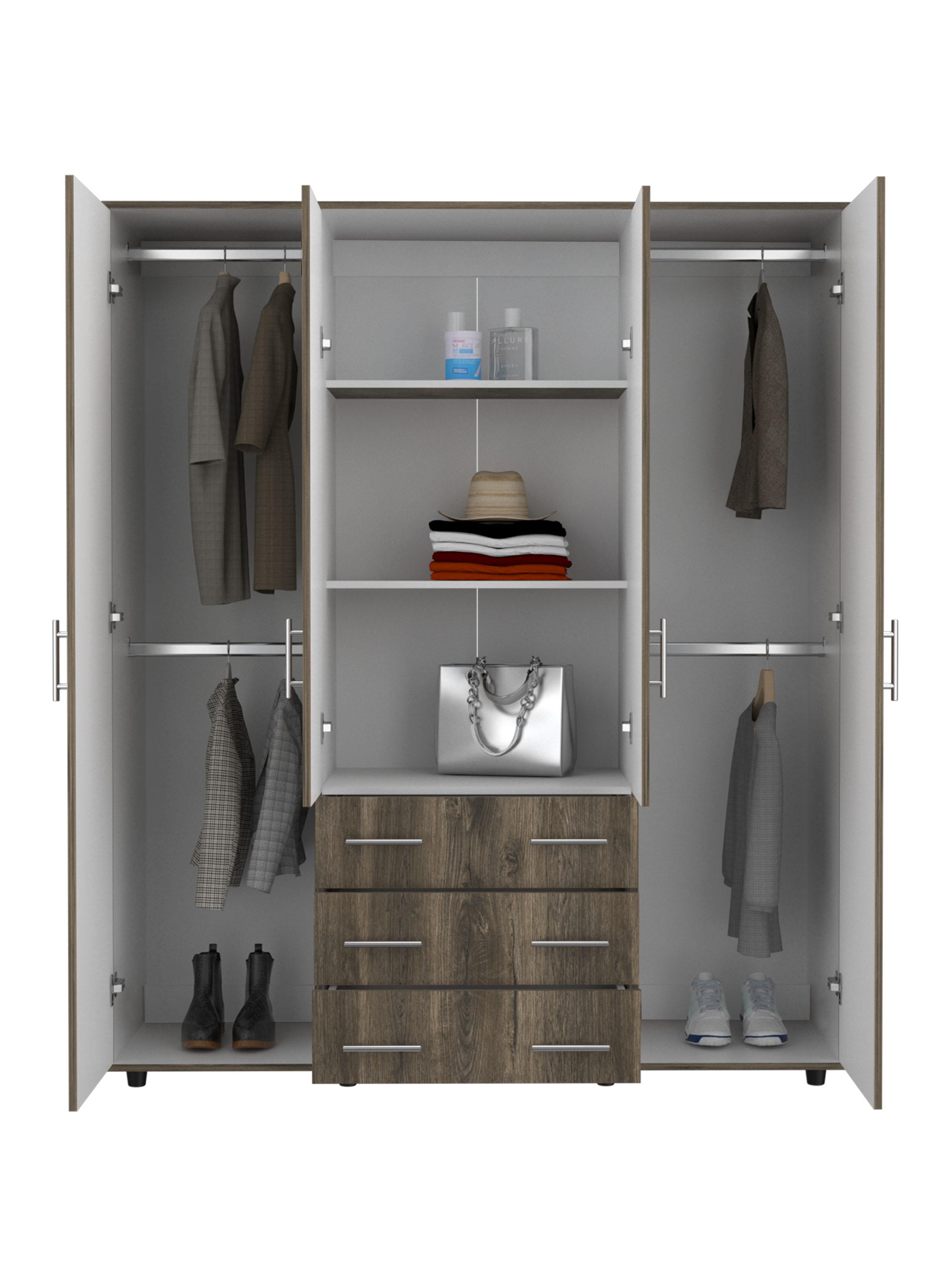 Clóset Fontan Bellota Blanco 4 Puertas + 3 Cajones-2