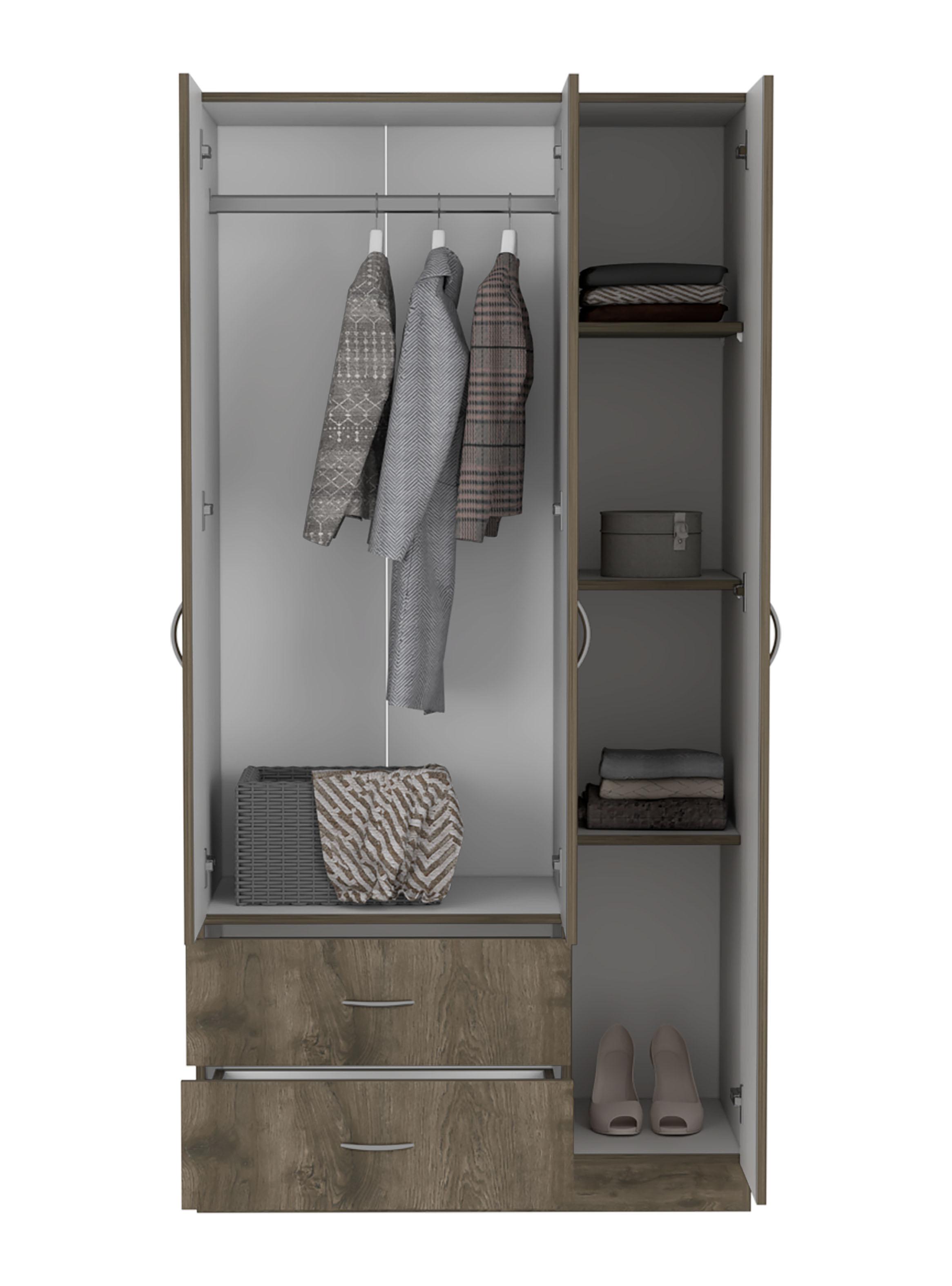 Clóset Austral Bellota Blanco 3 Puertas + 2 Cajones-2