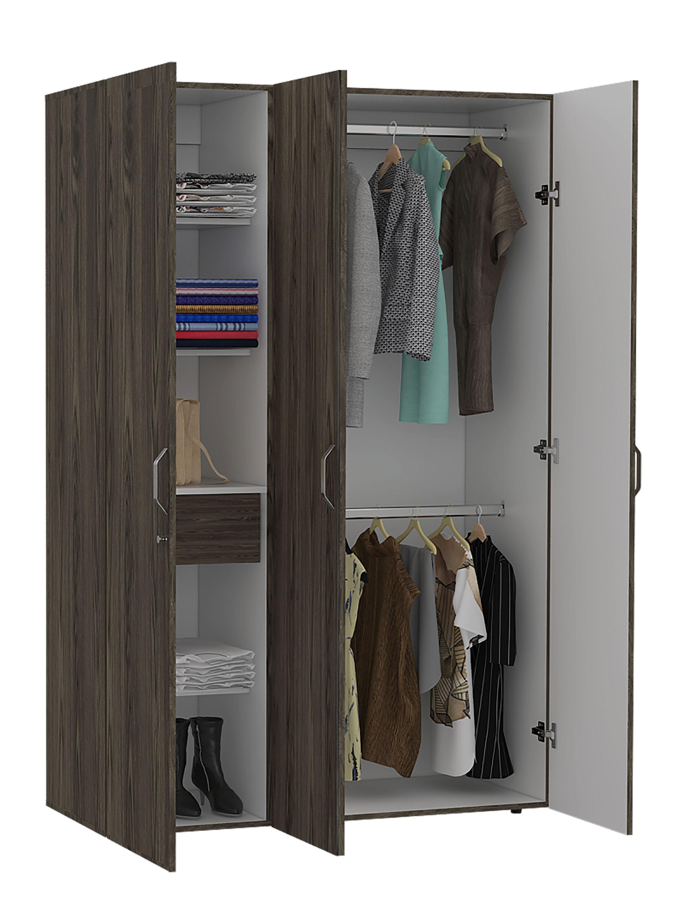 Clóset Roko Milan Blanco 3 Puertas + 1 Cajón-3