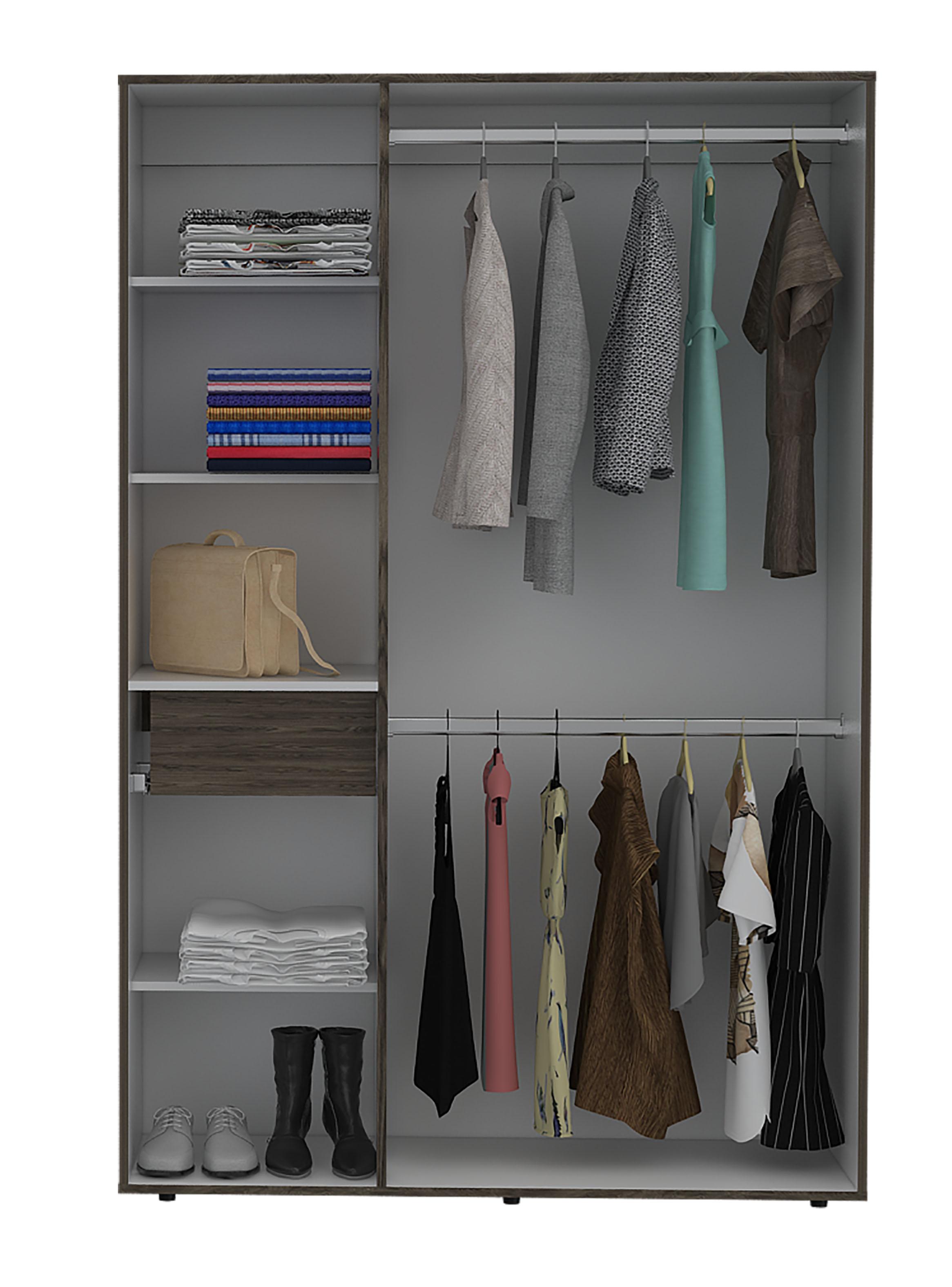 Clóset Roko Milan Blanco 3 Puertas + 1 Cajón-2