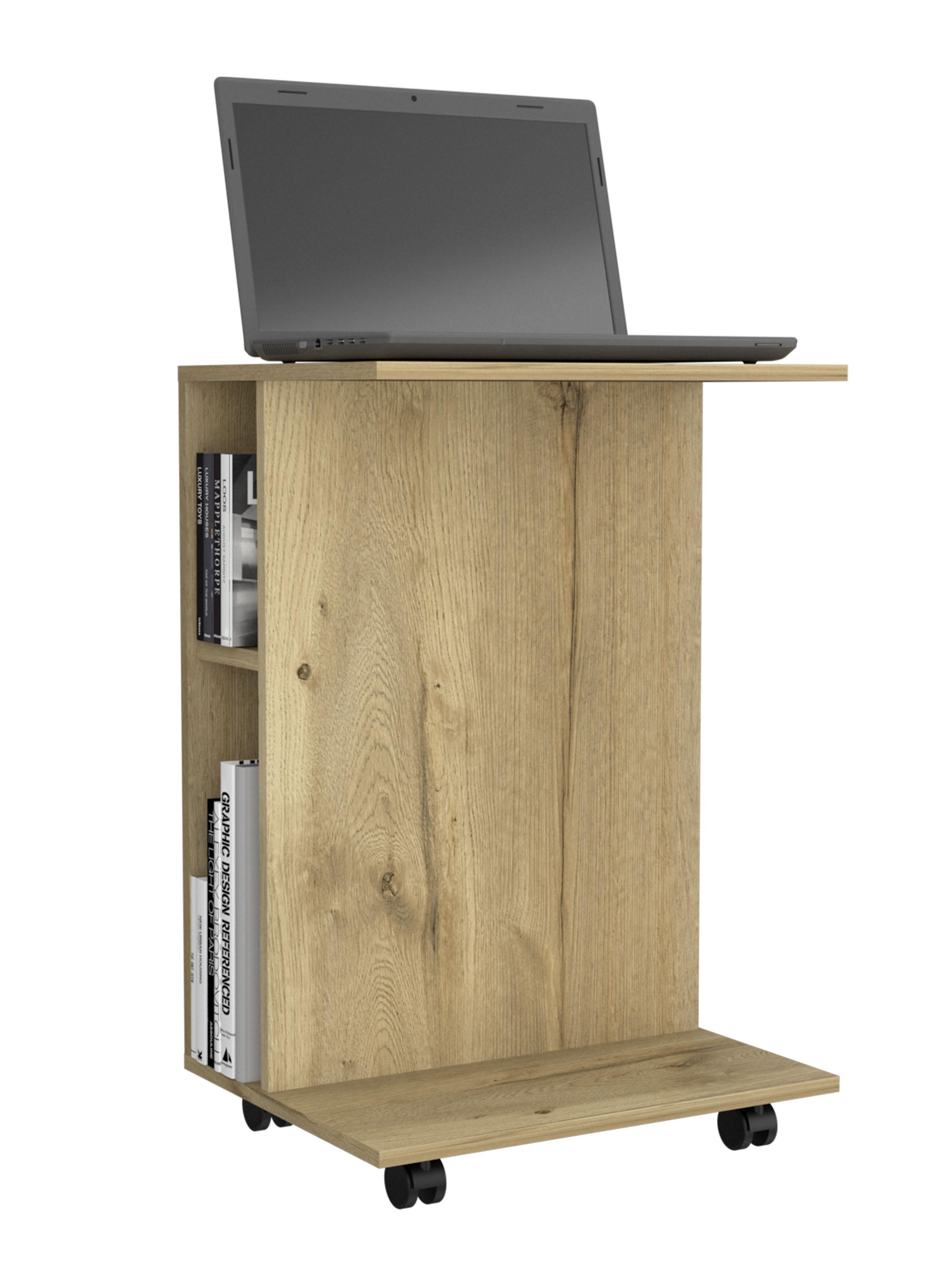 Escritorio Portable con Ruedas Luzzo 73x50.2x40.2 cm Duna-2