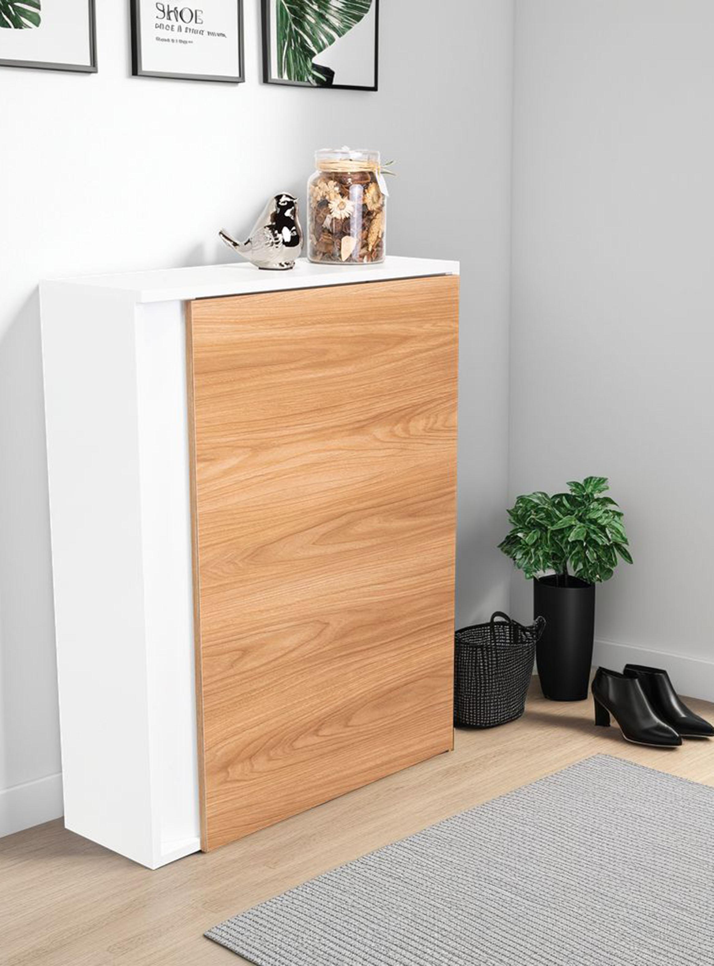 Zapatero Organizador Dassel Blanco Fresno 92x60.1x35 cm-4