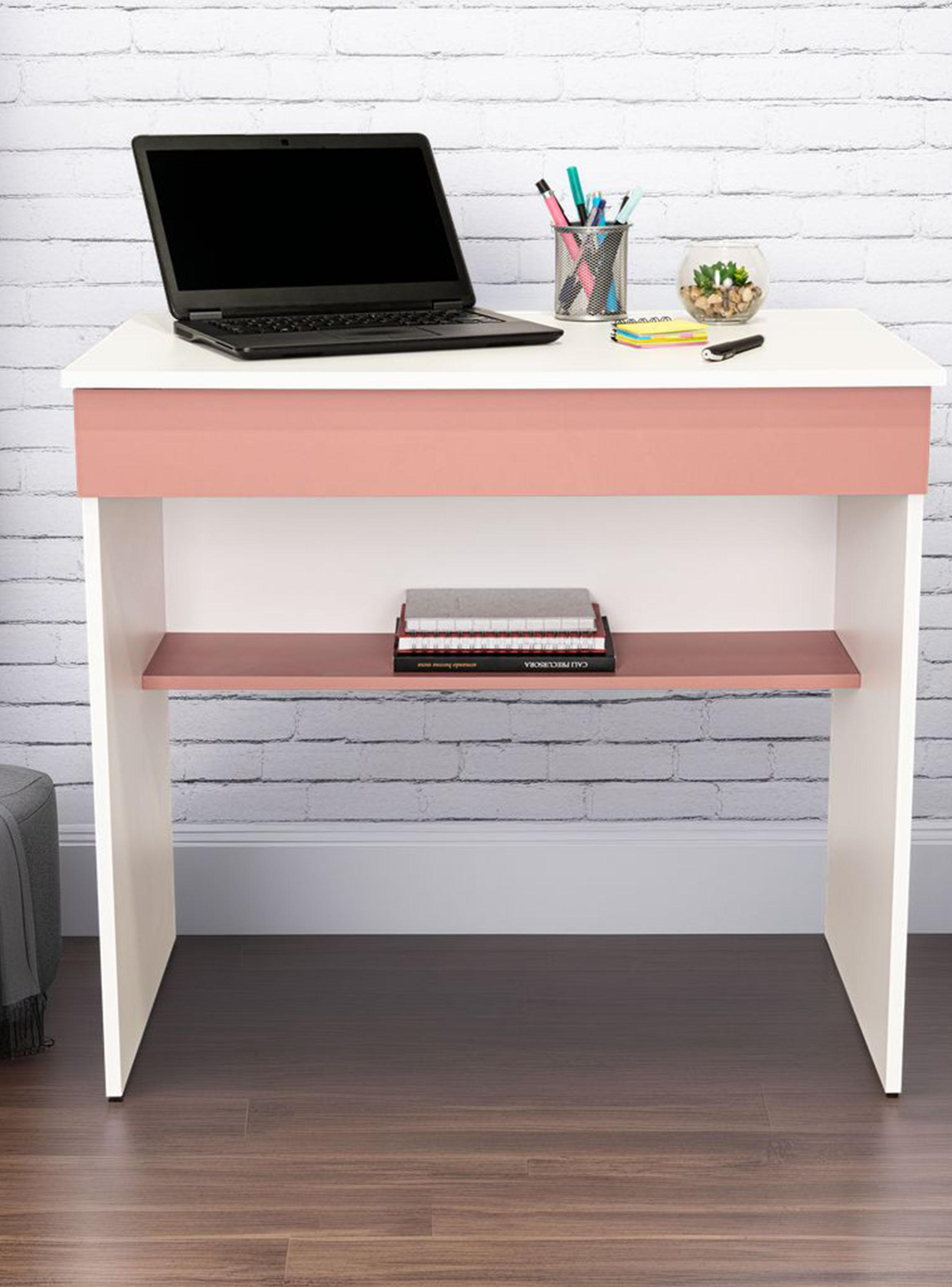 Escritorio 1 Cajon Ohio 73x80x49.8 cm Blanco y Arupo-4