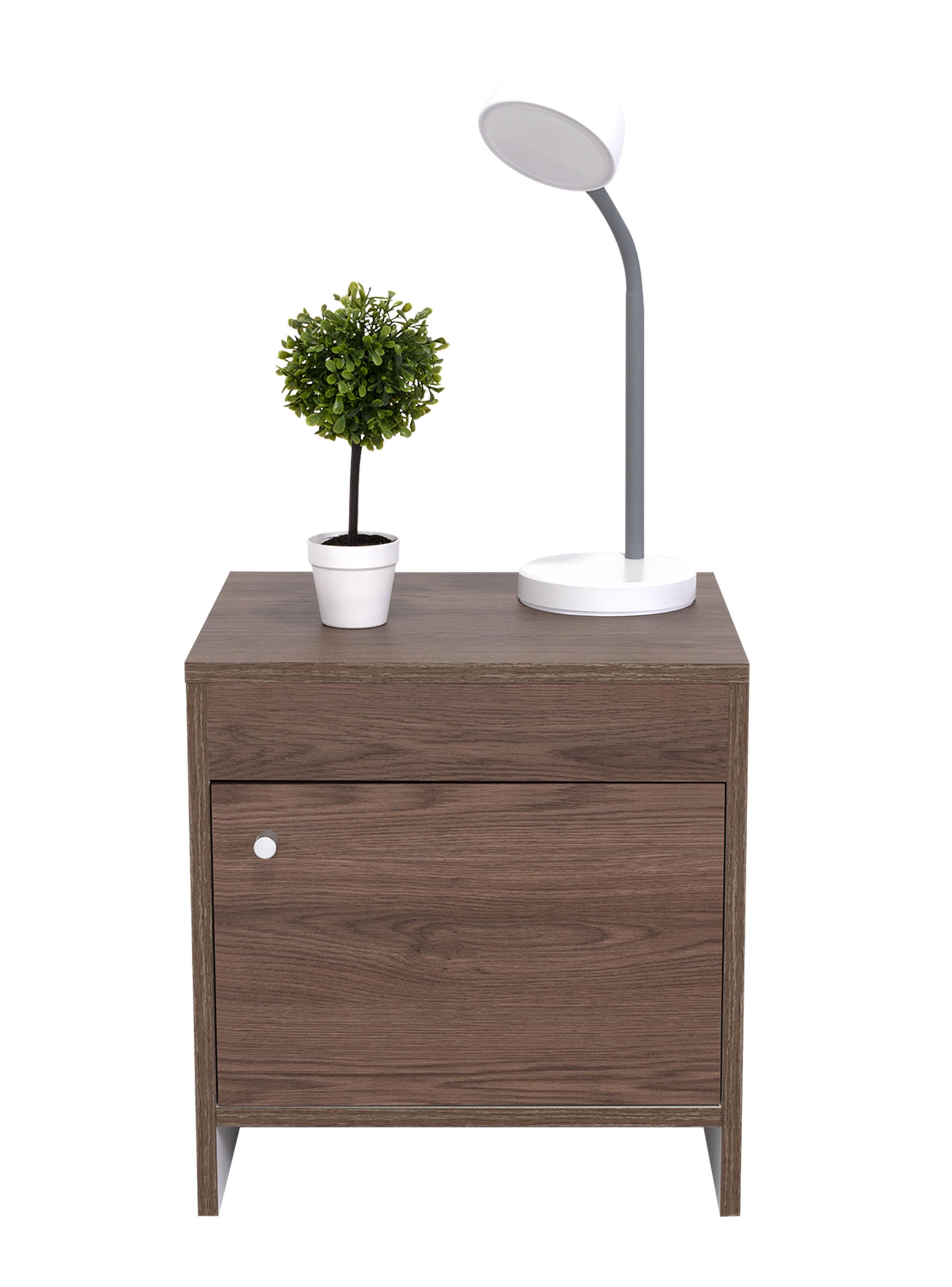 Velador 1 Puerta Colore Cm Milan Blanco-2