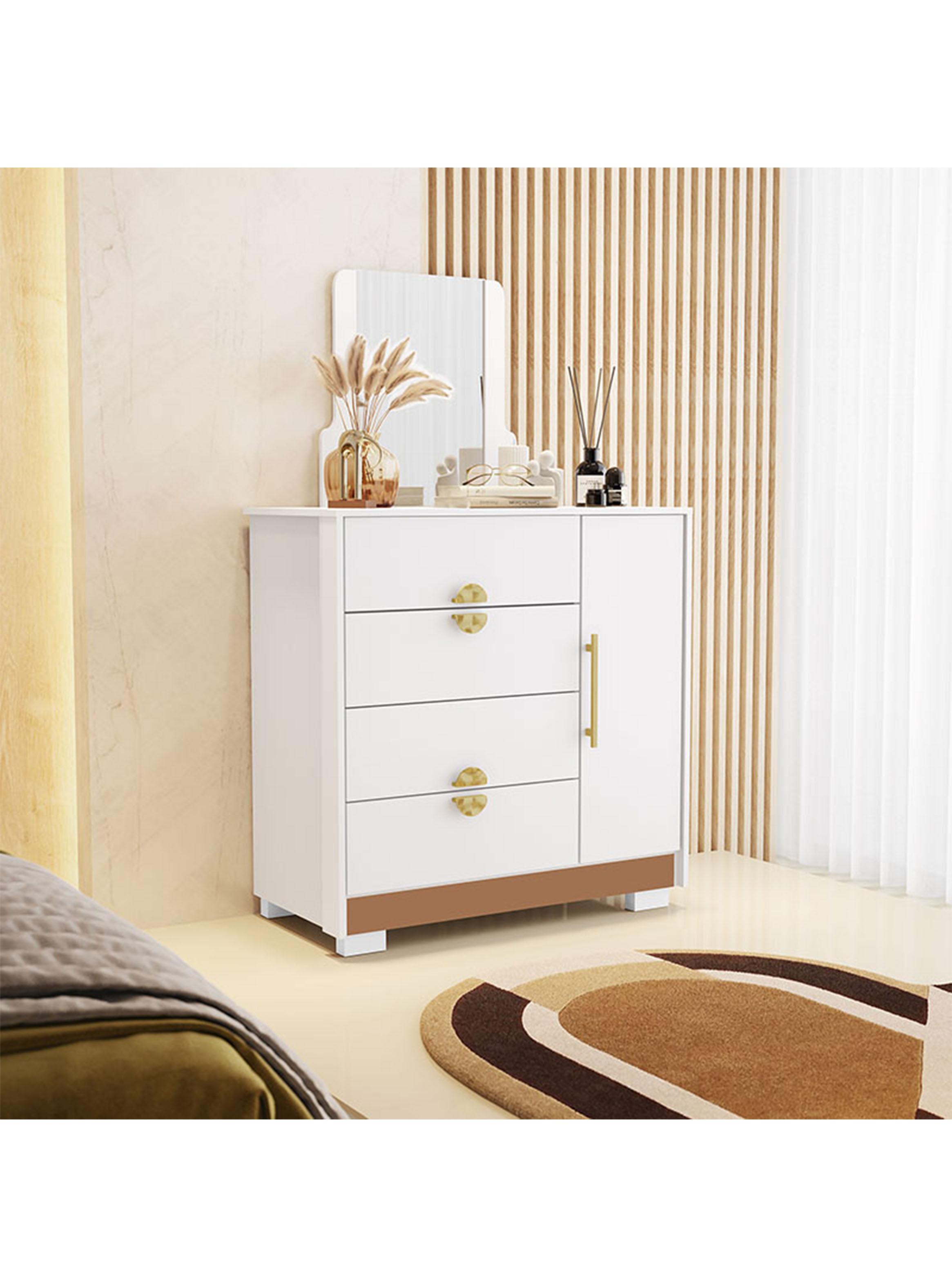 Cómoda Bella 1 Puerta + 4 Cajones-4