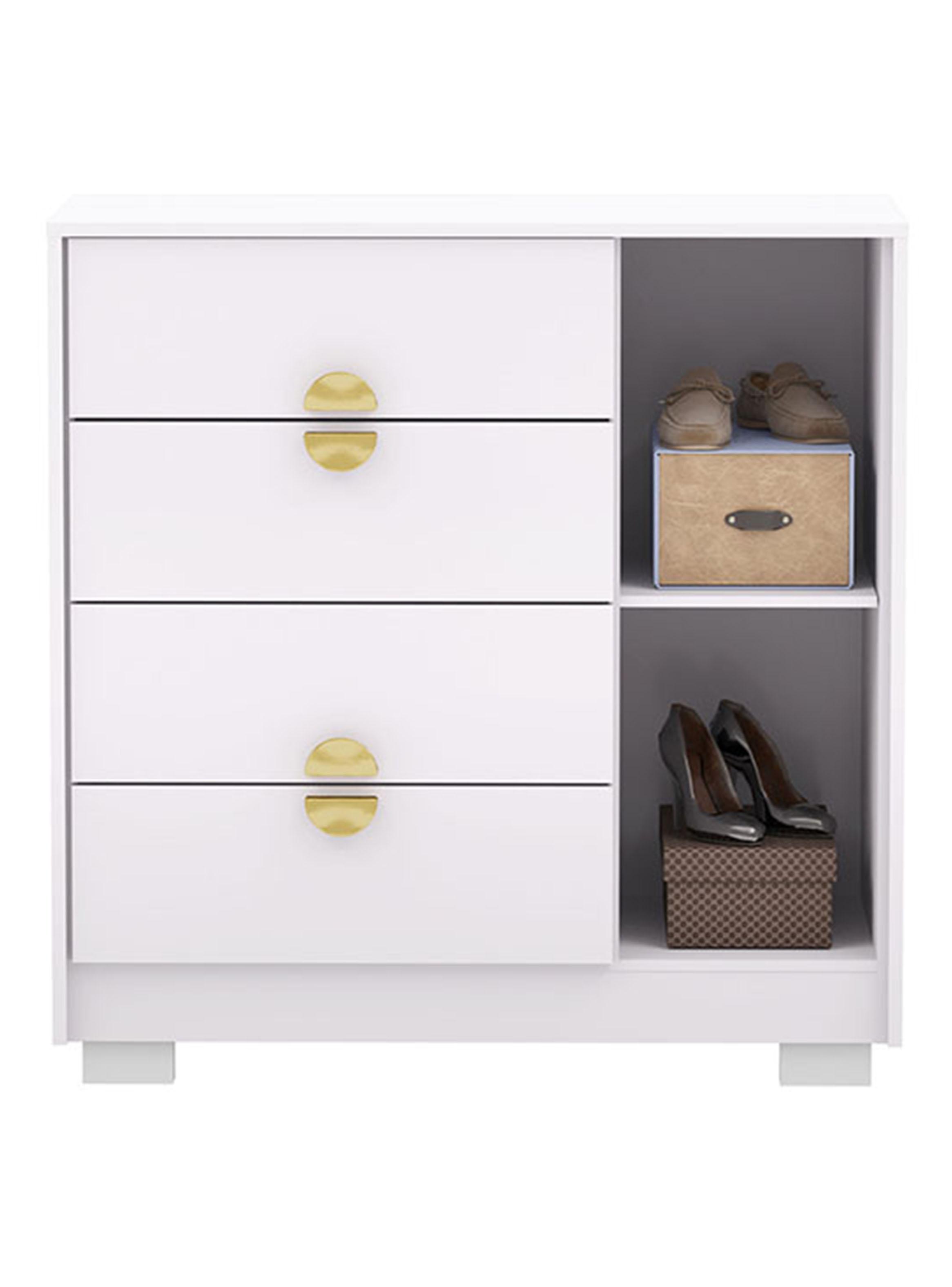 Cómoda Bella 1 Puerta + 4 Cajones-2