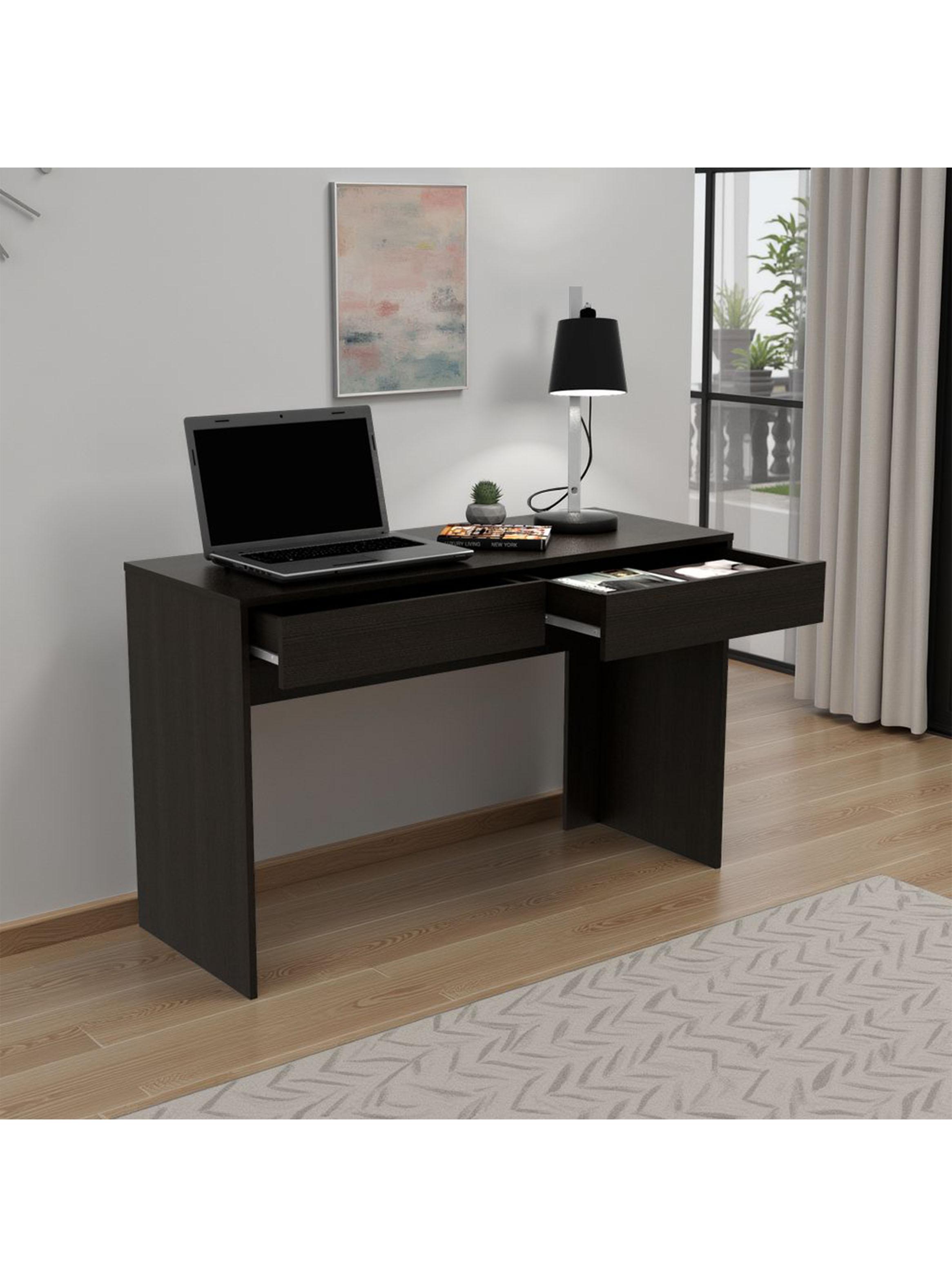 Escritorio 1 Cajon Acre Wengue 75x120.2x45 cm-4