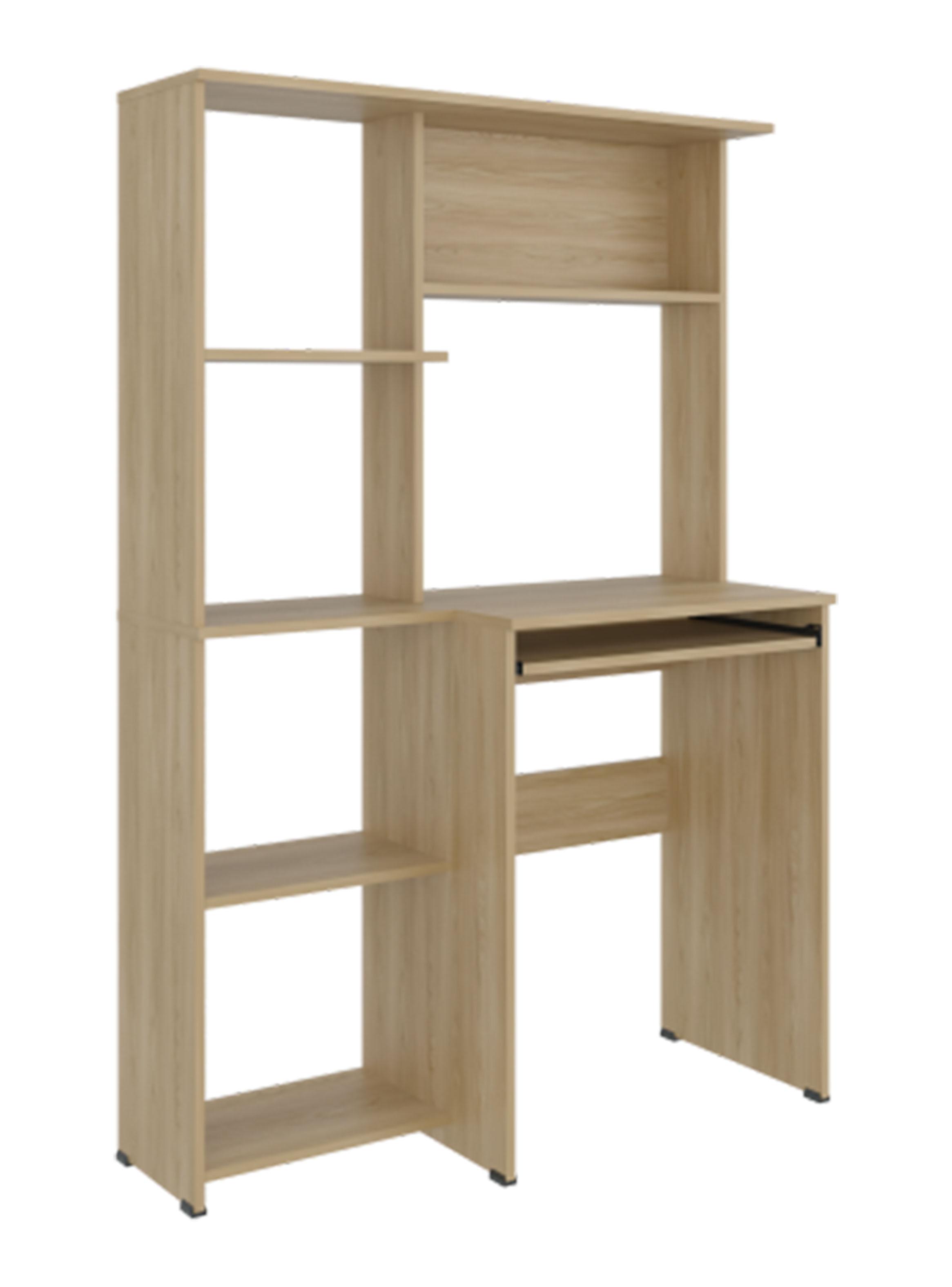 Escritorio con Biblioteca Alden Eco 150x100x40 cm Fresno Europeo-2