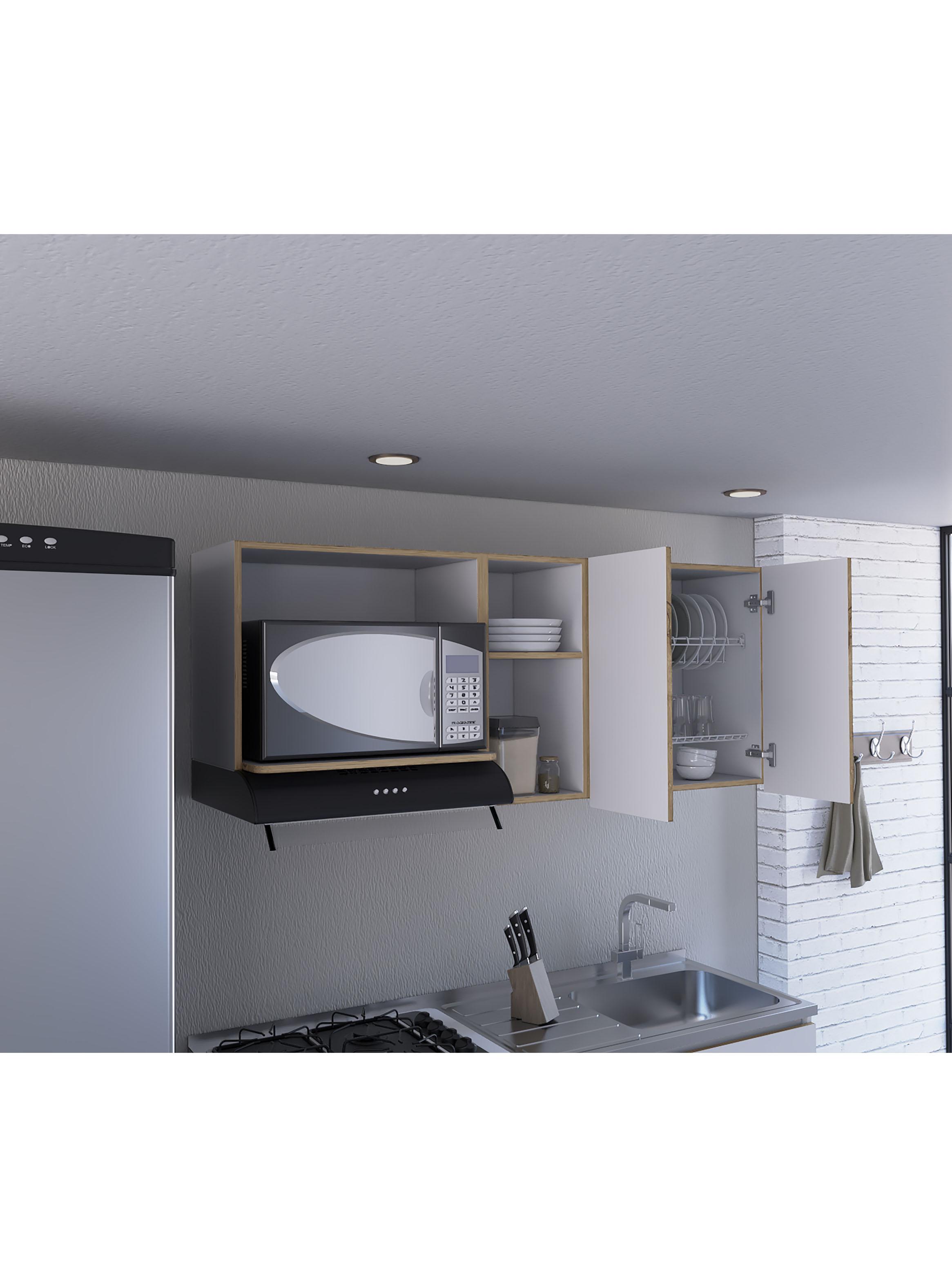 Mueble de Cocina Mural Corinto 62x150x34.5 cm Macadamia-4