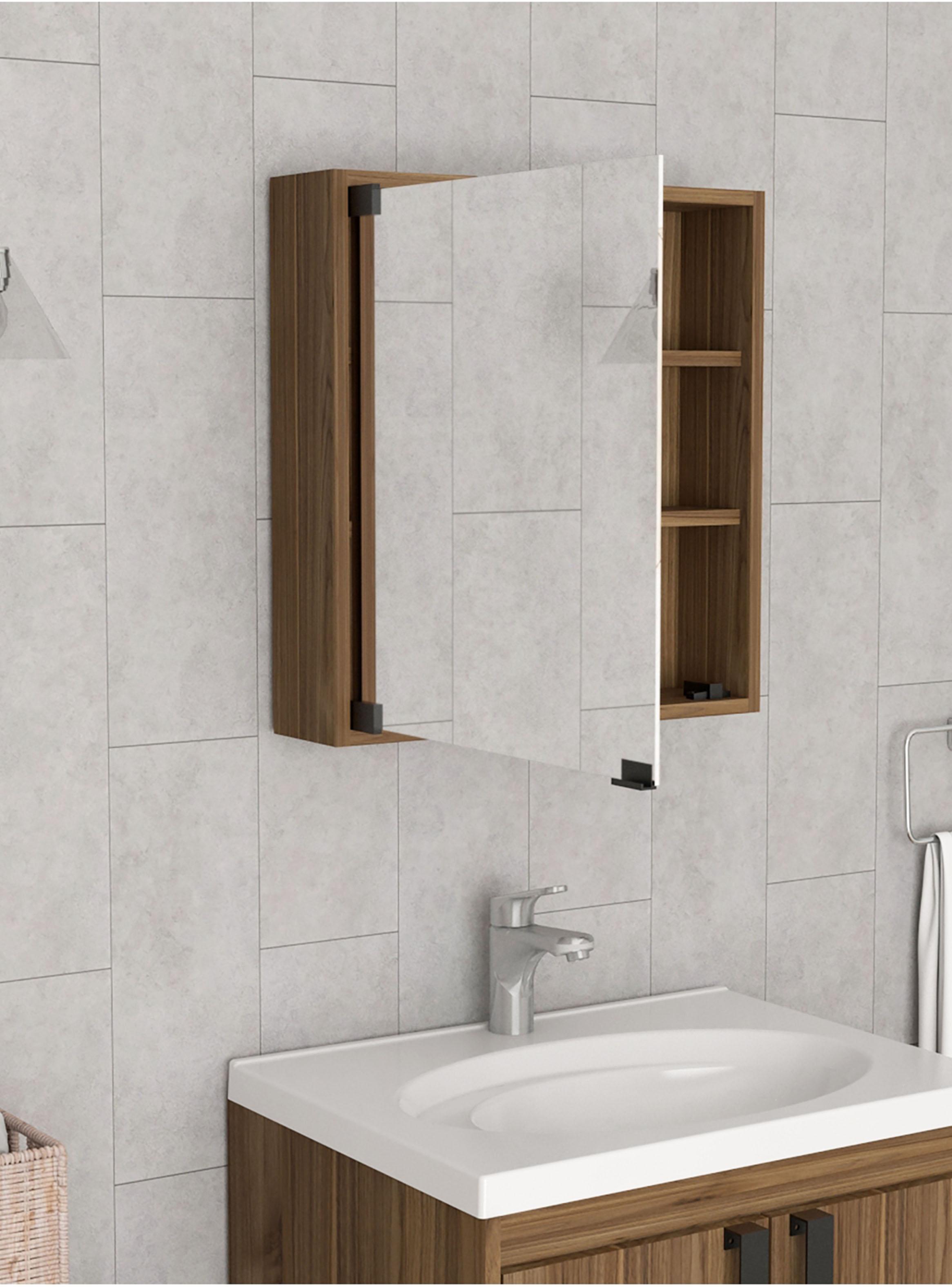 Botiquin para Baño Toledo 53x50x12.5 cm Gales con Espejo-4