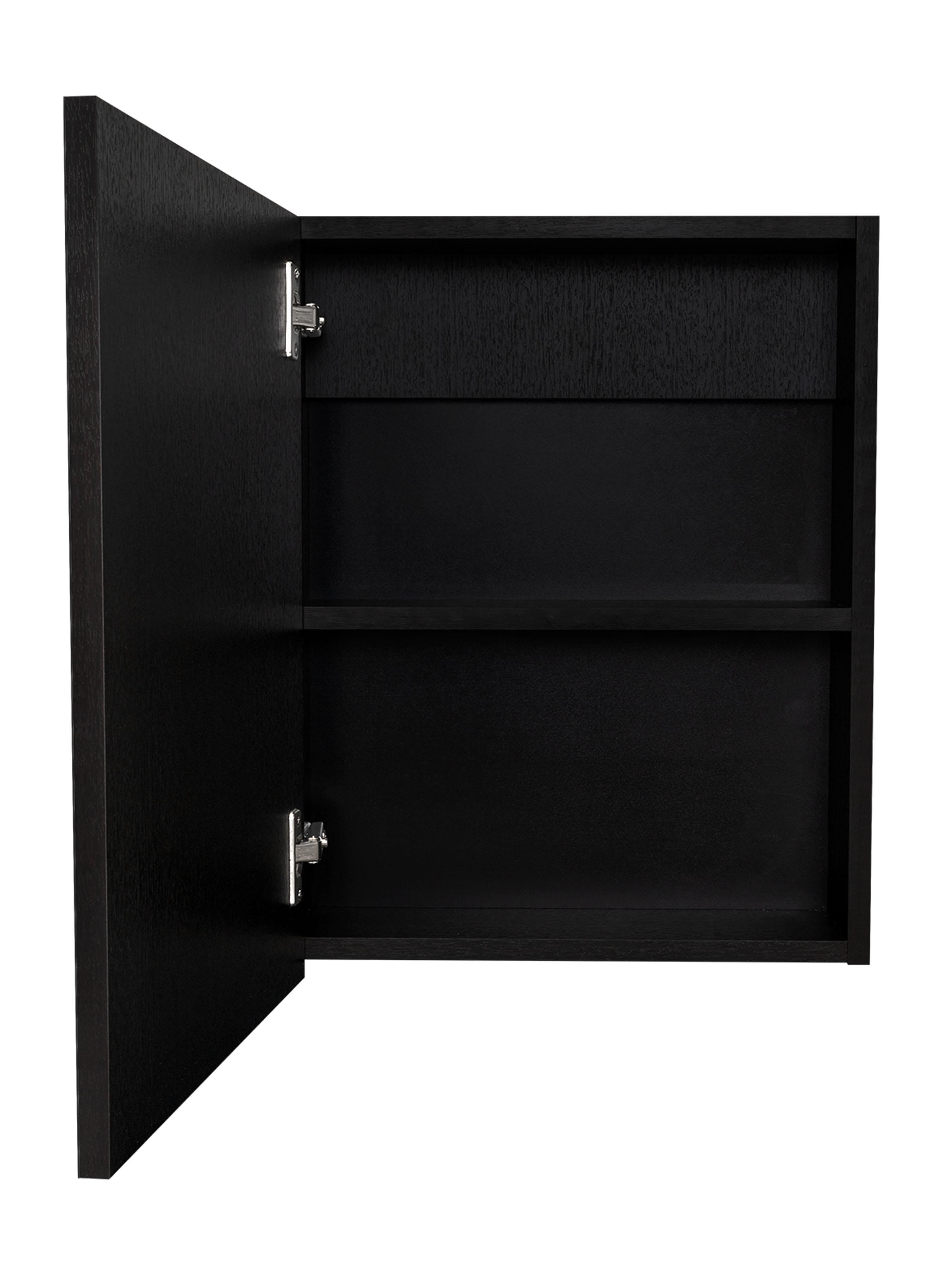 Botiquin para Baño Lumo 50.5x40x12.2 cm Wengue con Espejo-2