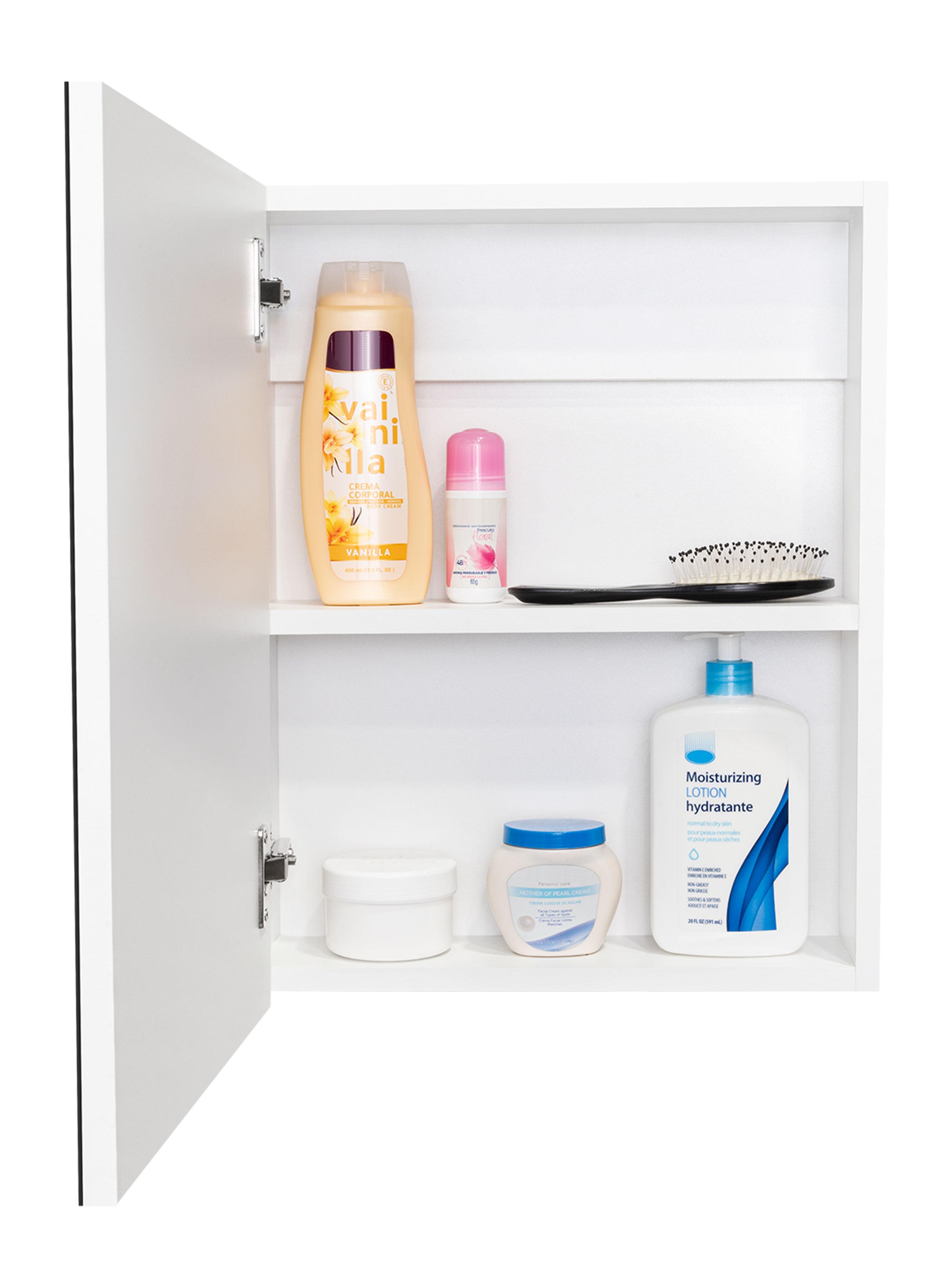 Botiquin para Baño Lumo 50.5x40x12.2 cm Blanco con Espejo-3