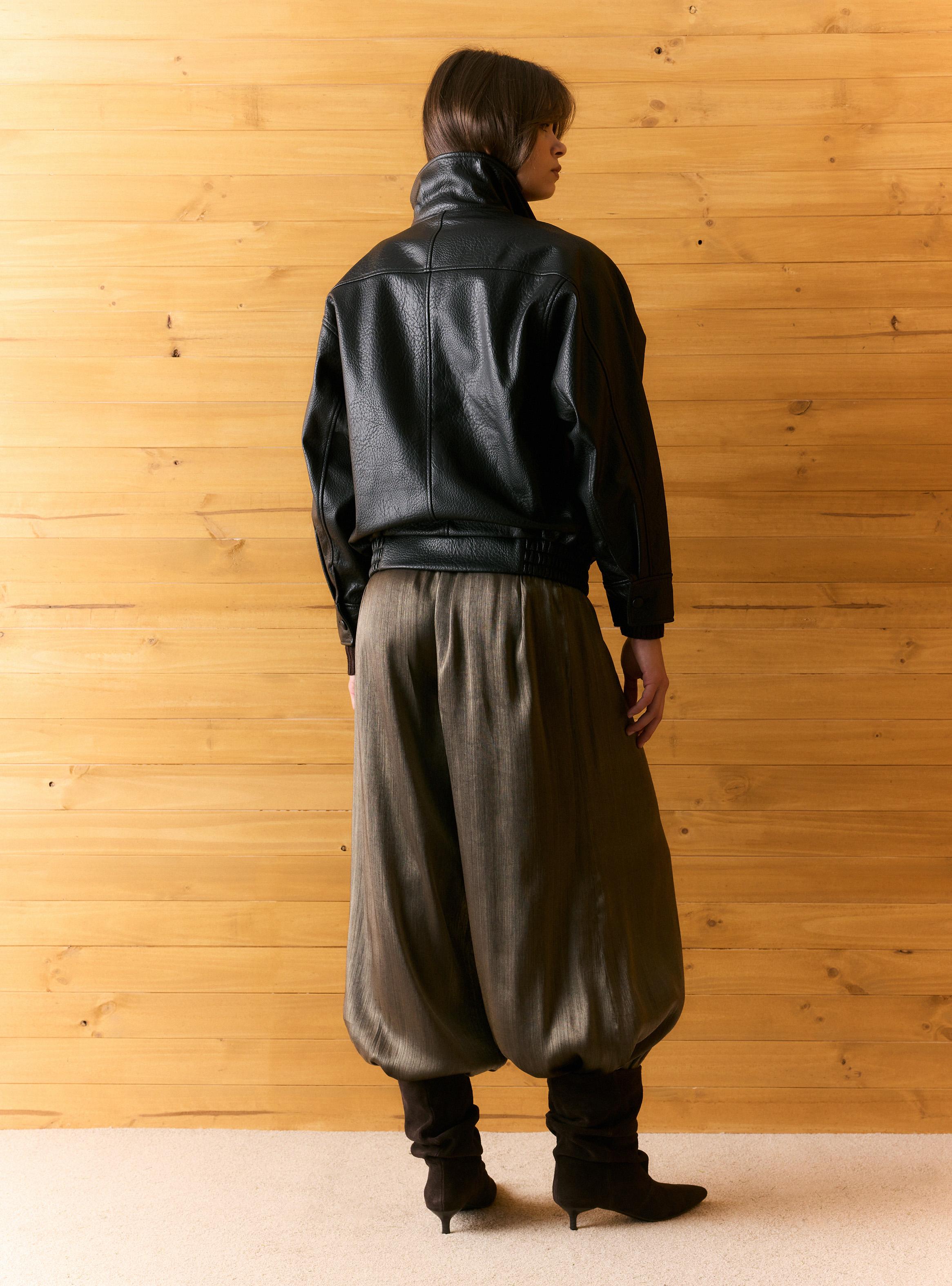 Pantalón Balloon Tipo Bombacho Tornasolado-5