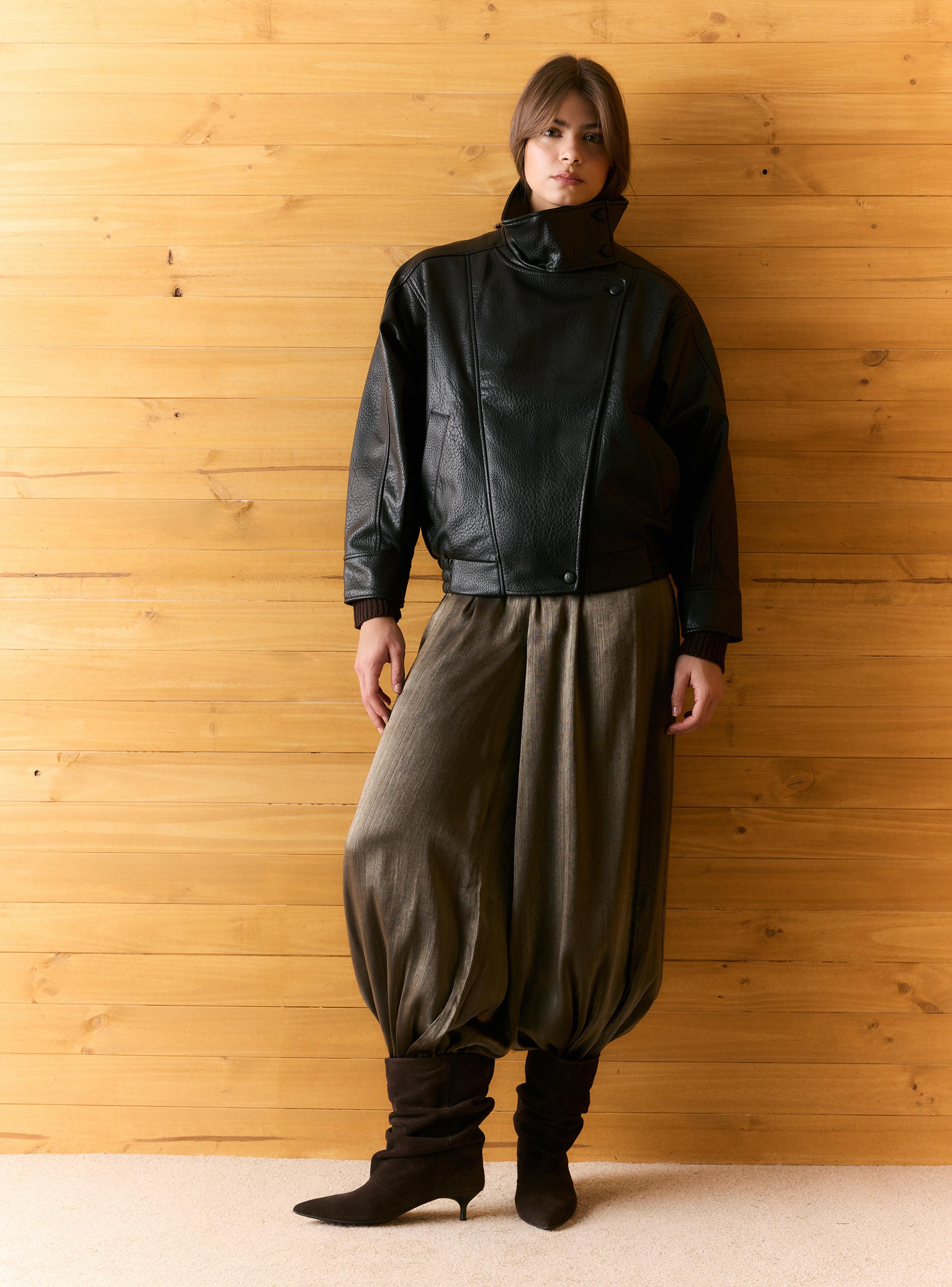 Pantalón Balloon Tipo Bombacho Tornasolado-4