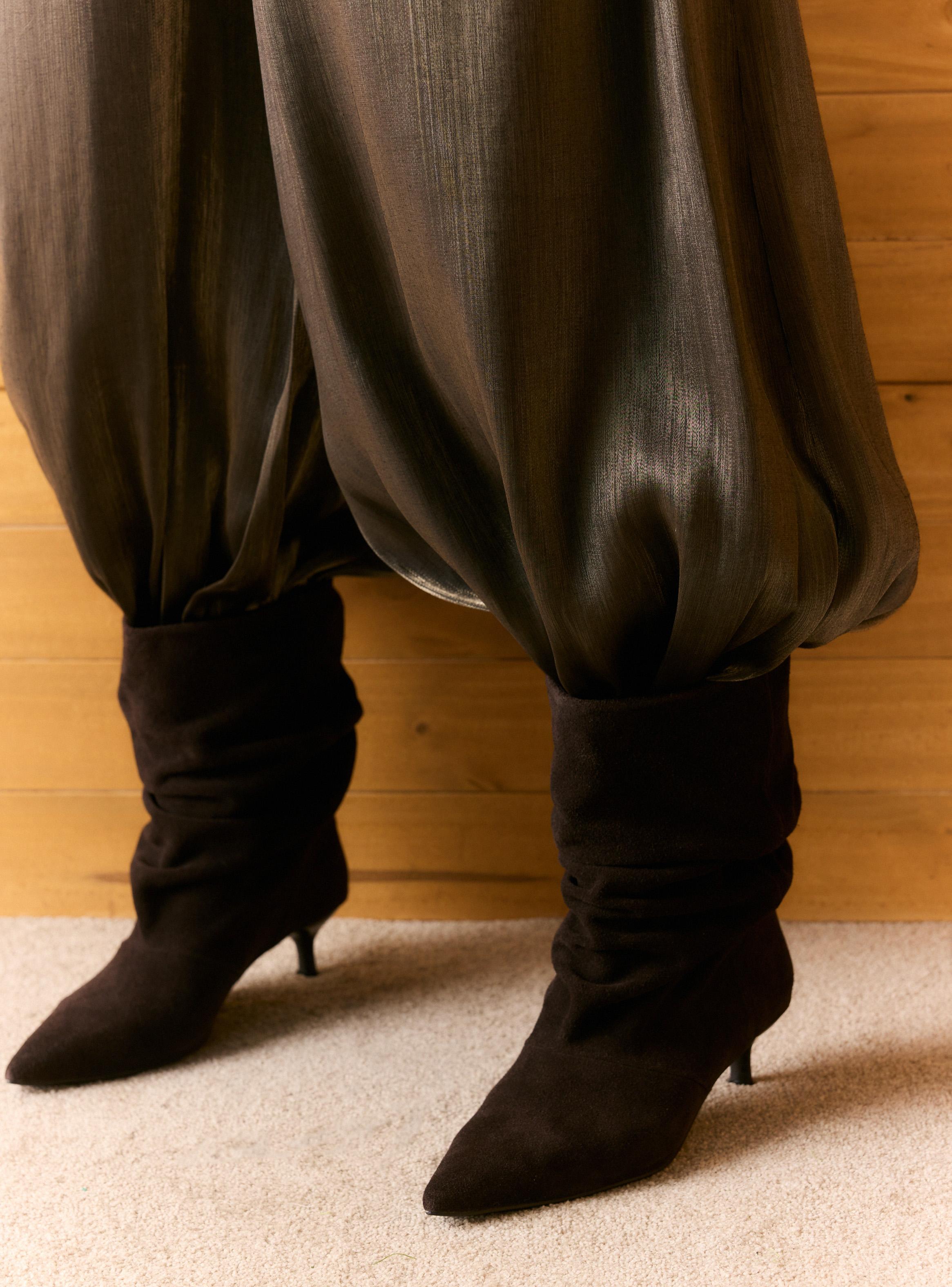 Pantalón Balloon Tipo Bombacho Tornasolado-3