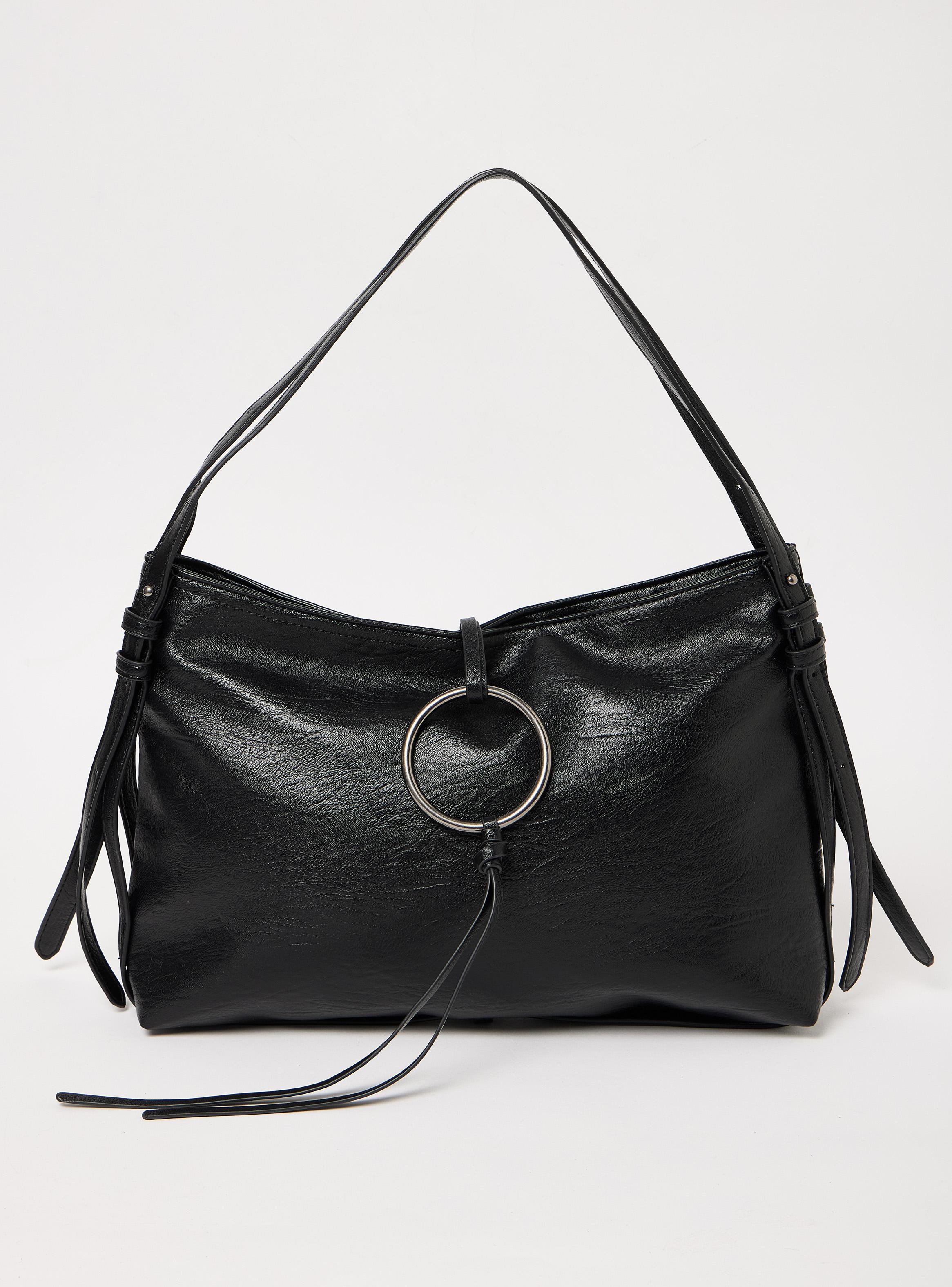 Cartera de Hombro con Argolla Ecocuero-2