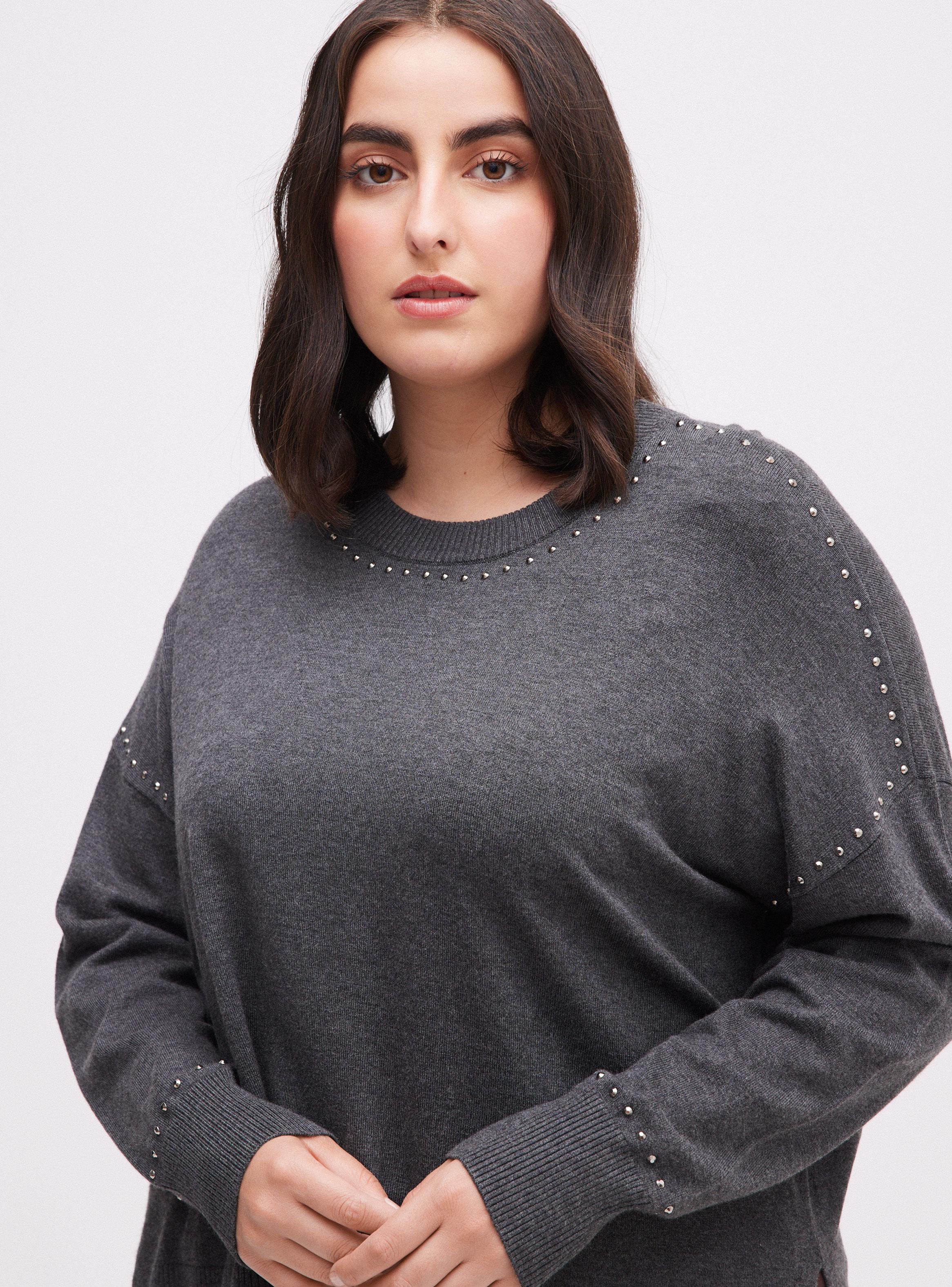 Sweater con Aplicación de Strass-2