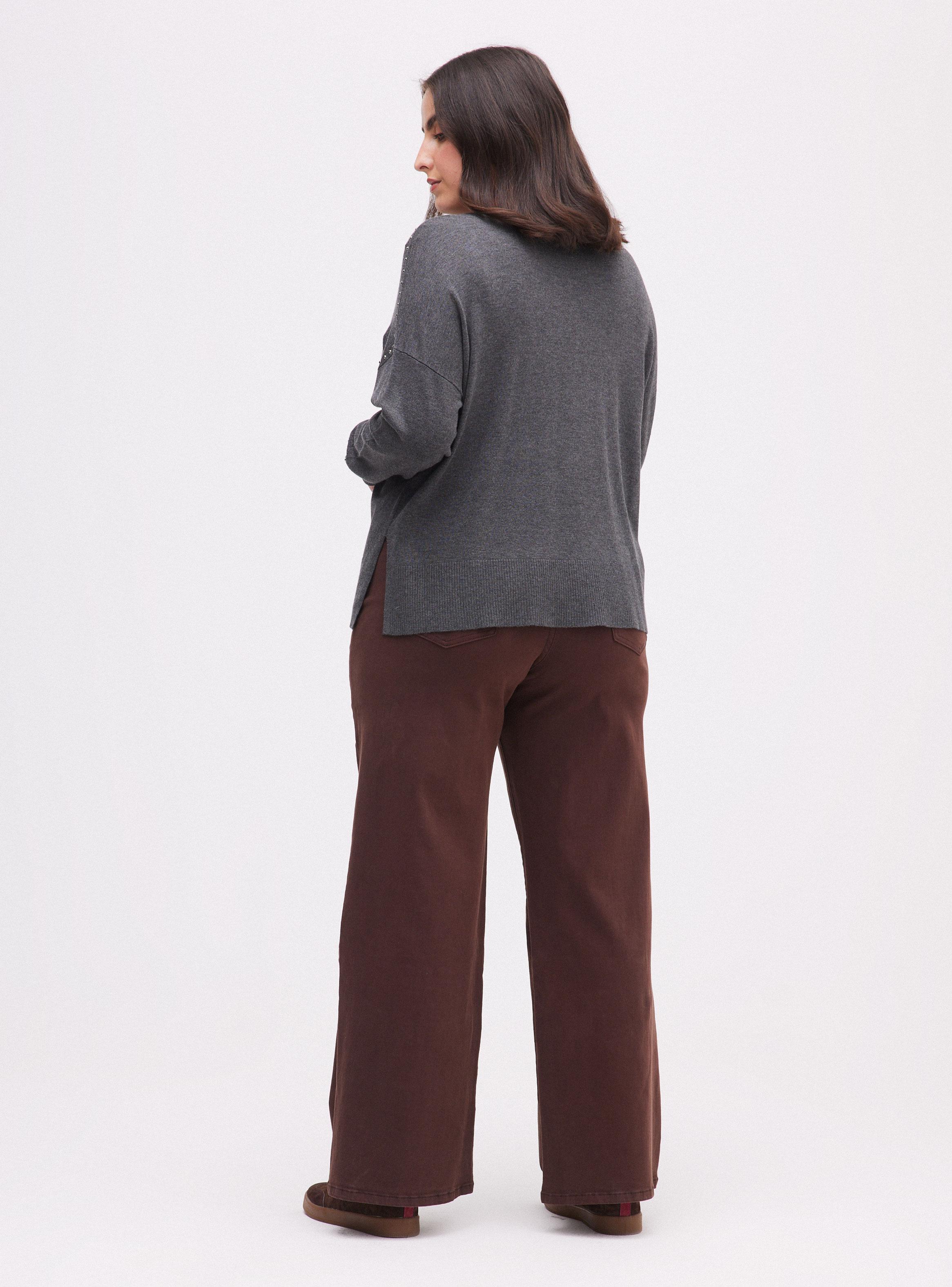 Sweater con Aplicación de Strass-5