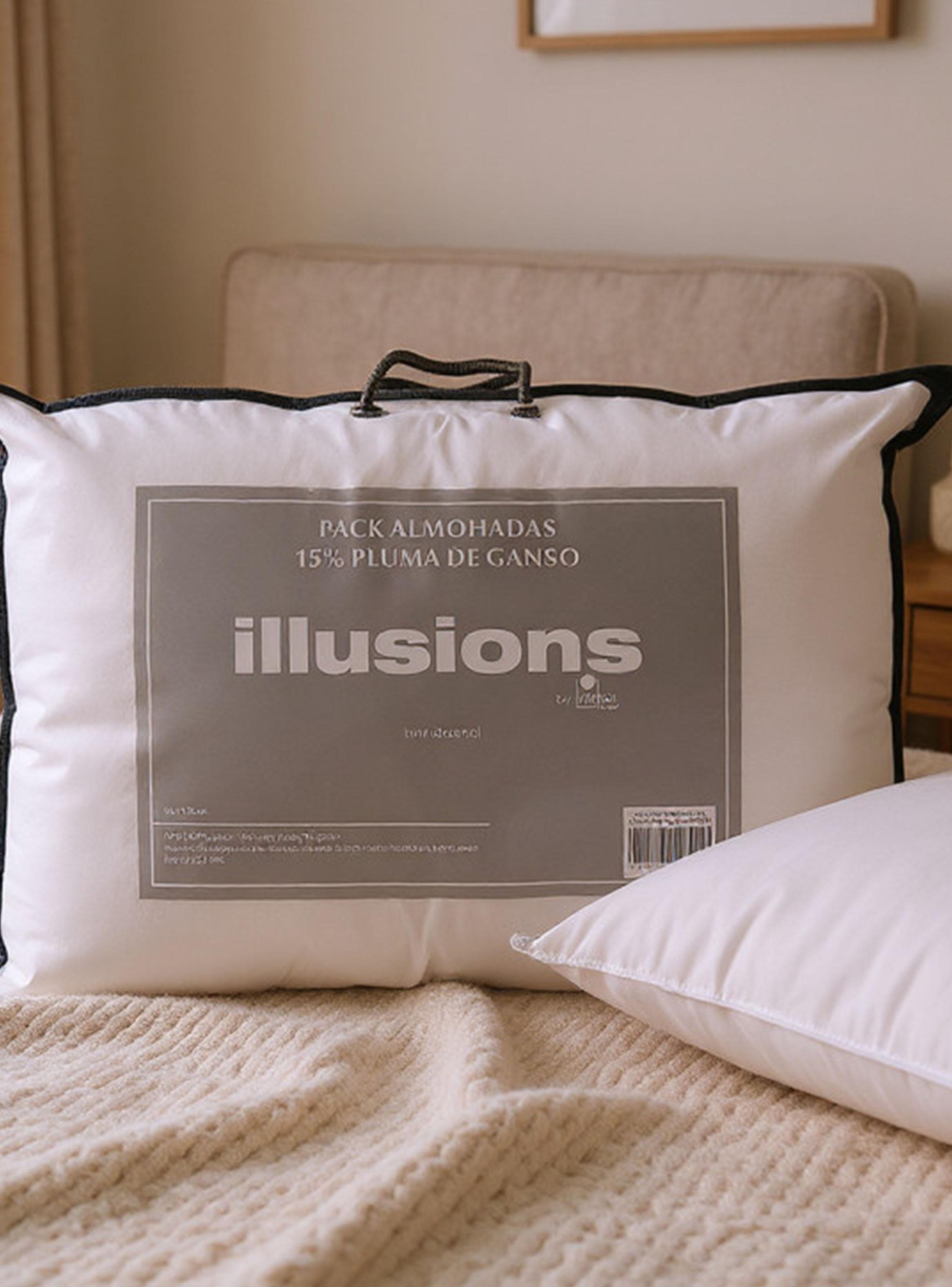 Pack de 2 Almohadas 15% Ganso 50x70 cm-2