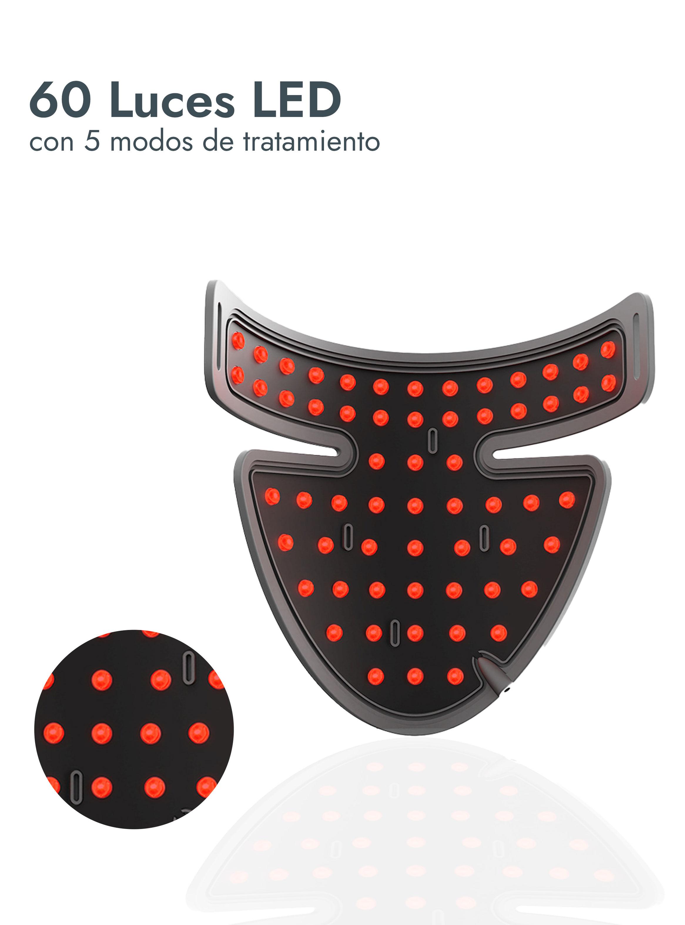 Máscara de Cuello Fotones LED FV-020 Gris-2