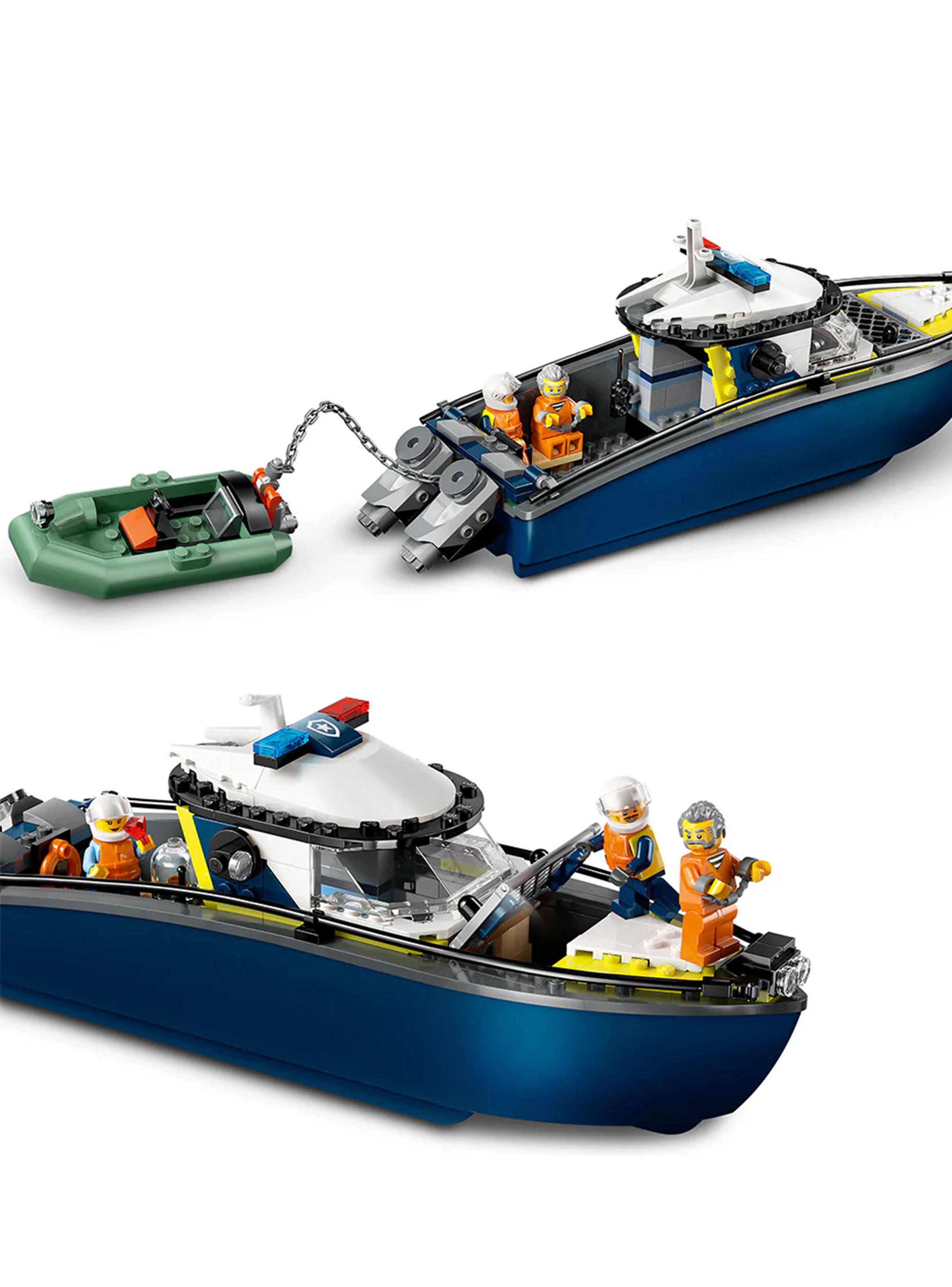 Lego Persecución Barco de Policía City-2