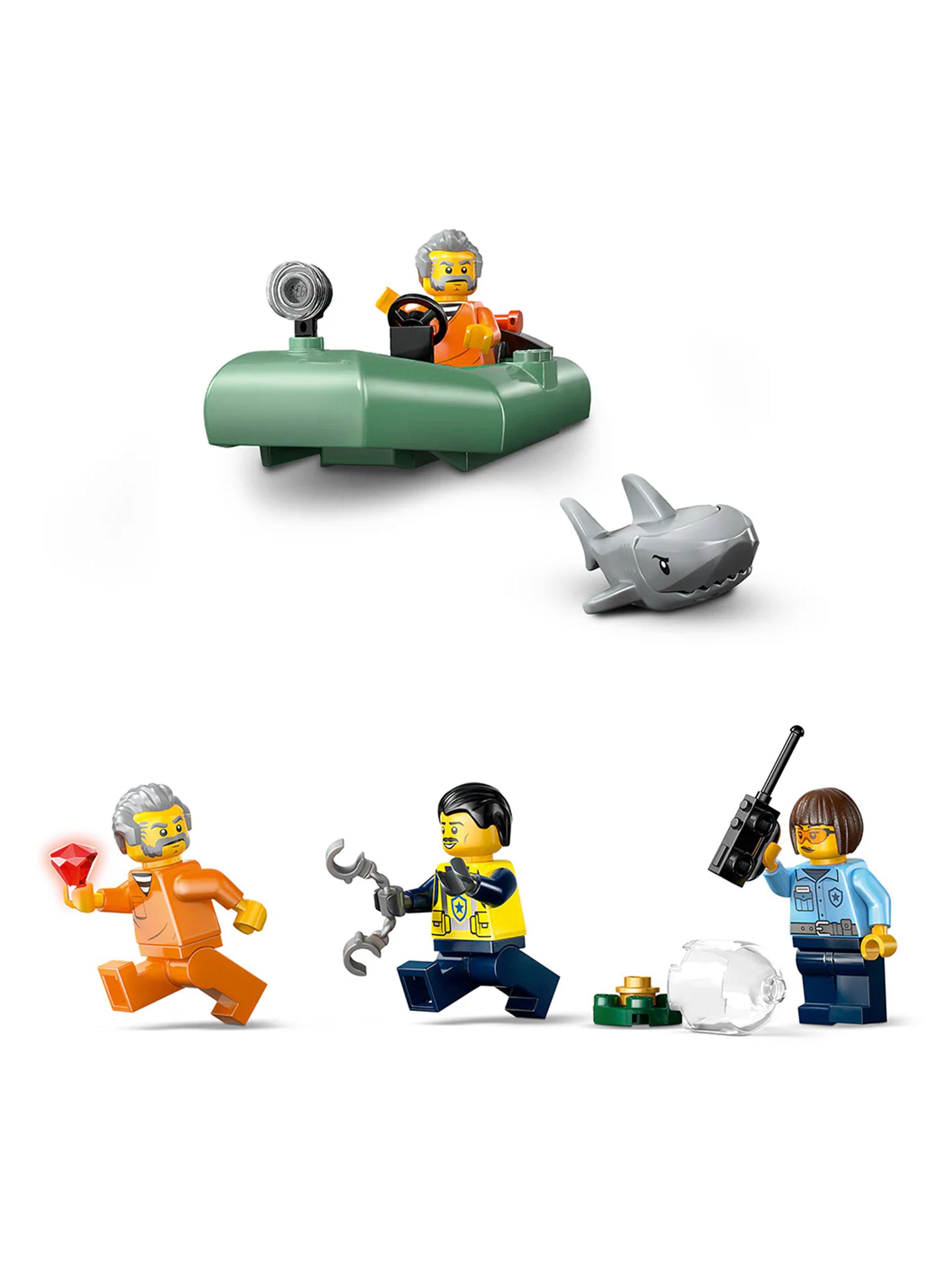 Lego Persecución Barco de Policía City-3