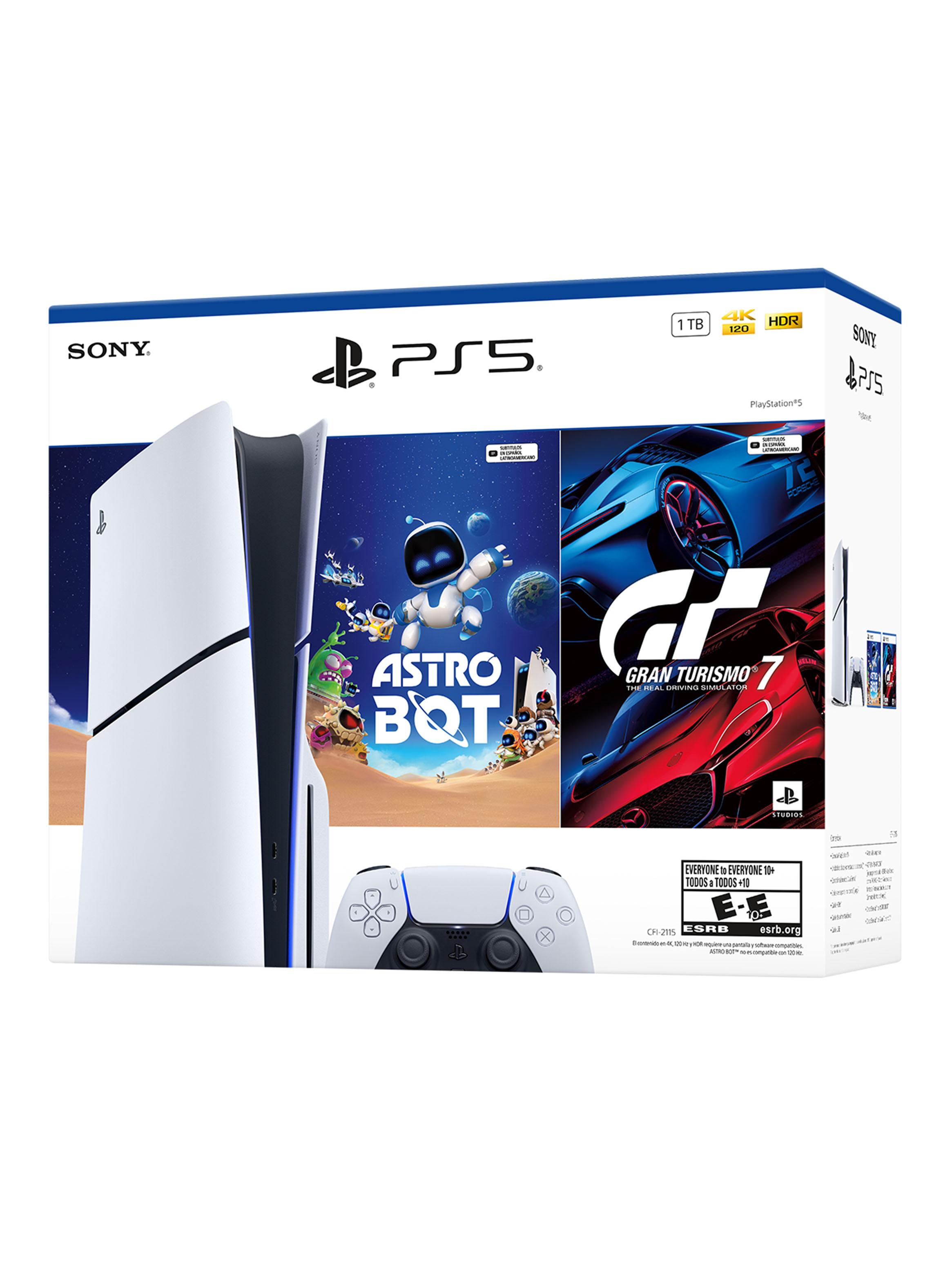 Consola PS5 Standard con Astro Bot y Gran Turismo 7-3