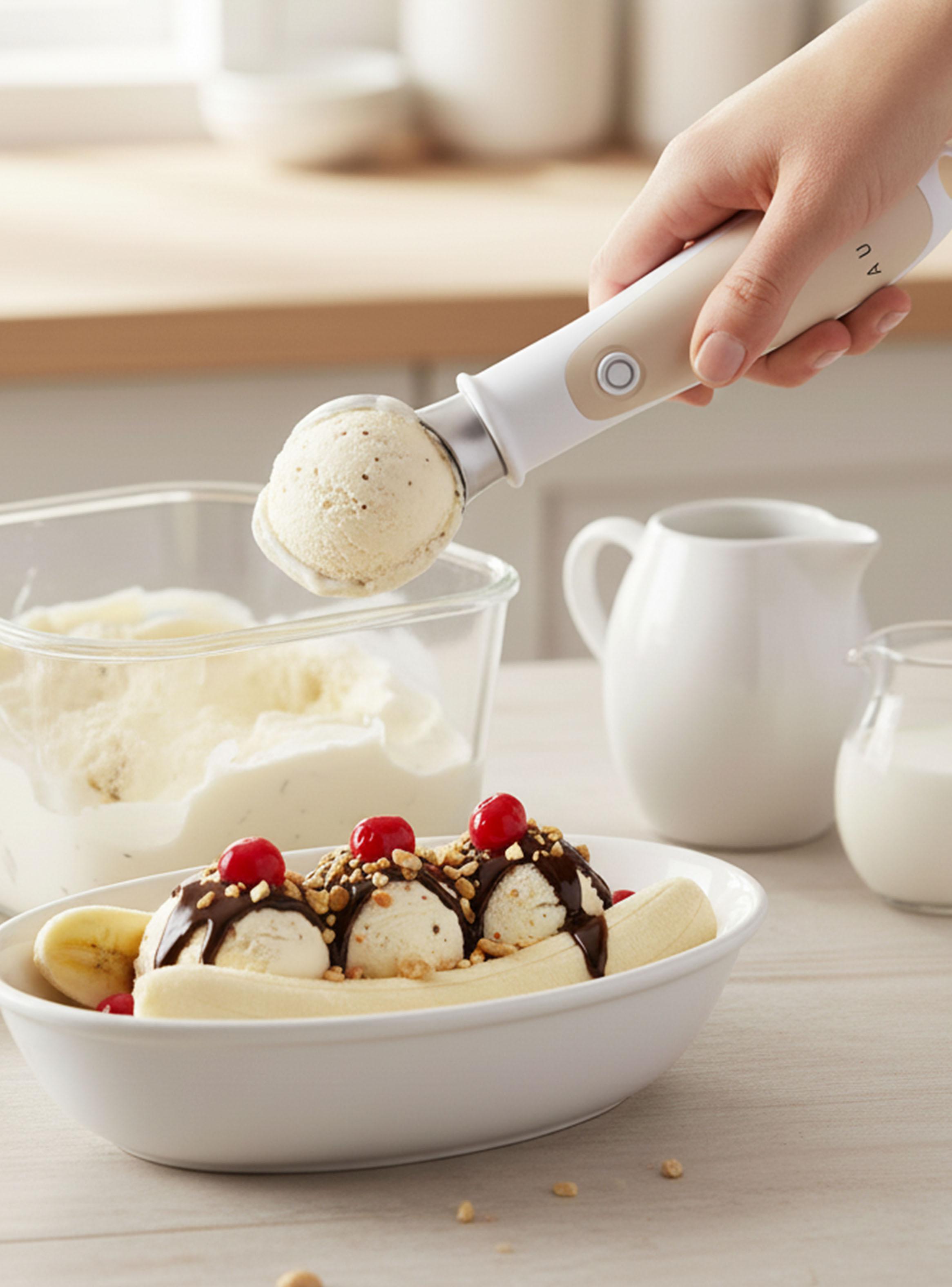 Cuchara Térmica para Helado Recargable-3