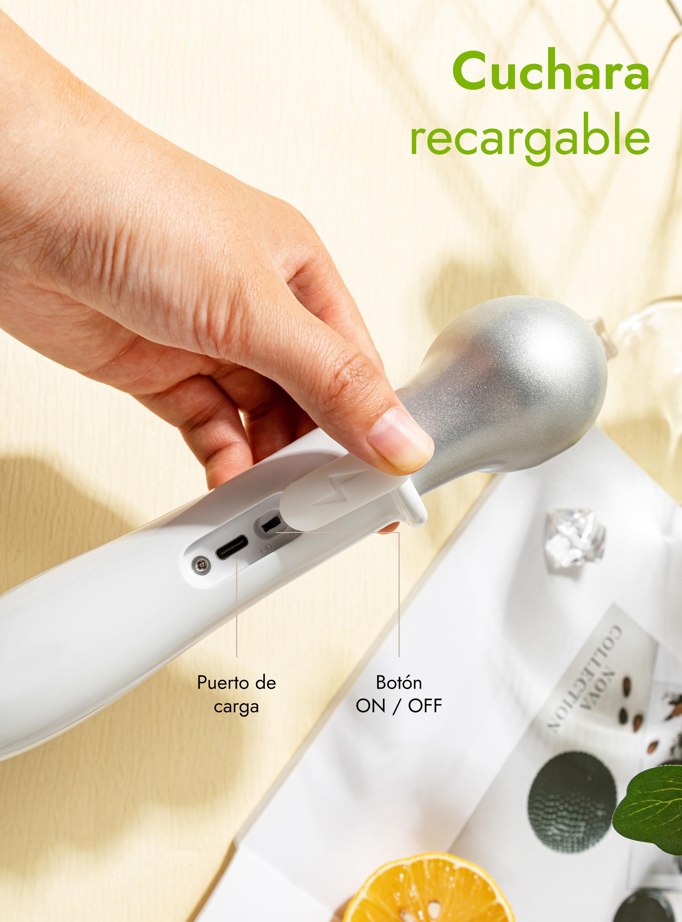 Cuchara Térmica para Helado Recargable-4