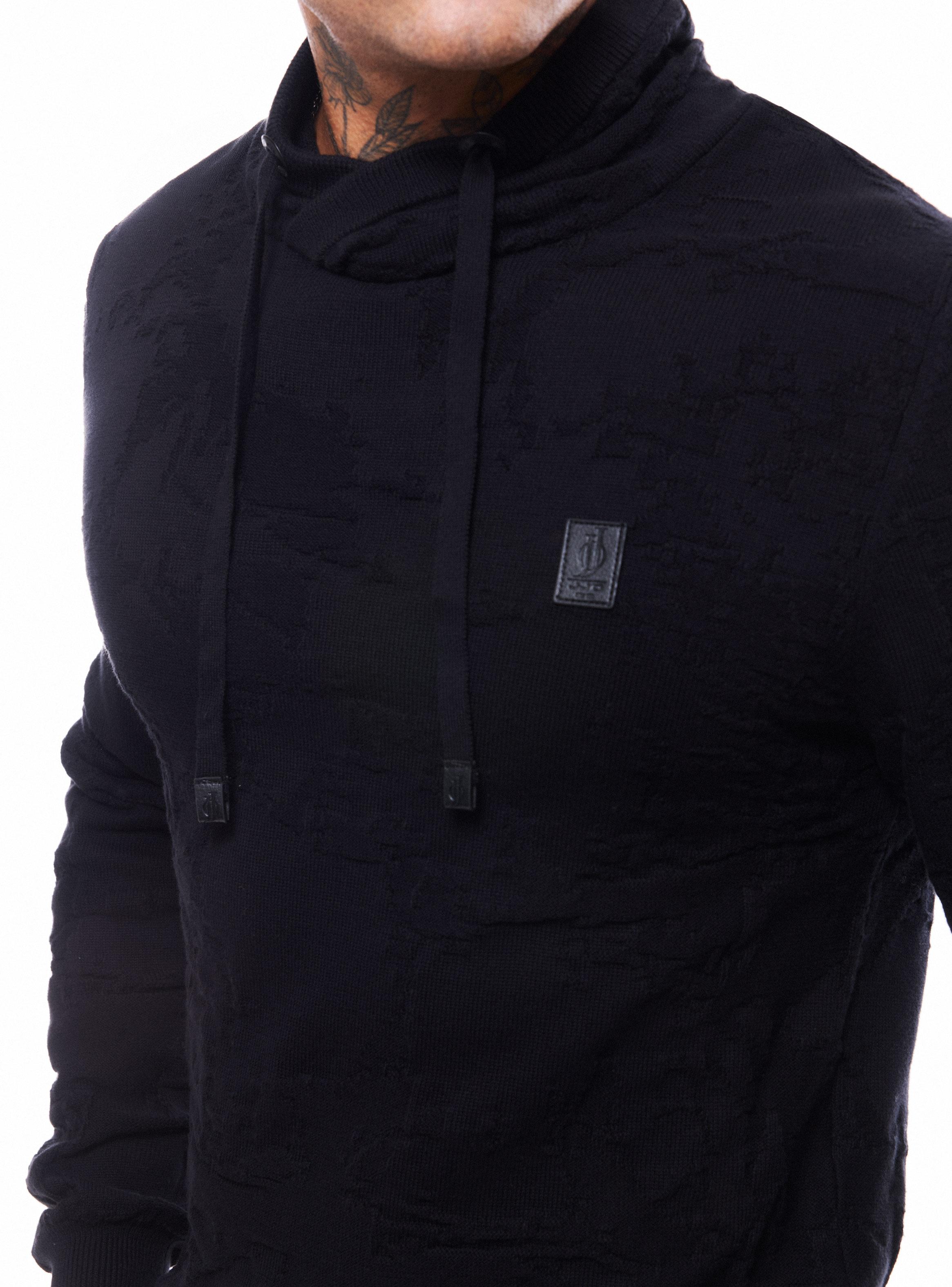 Sweater Cuello Alto con Jacquard-3