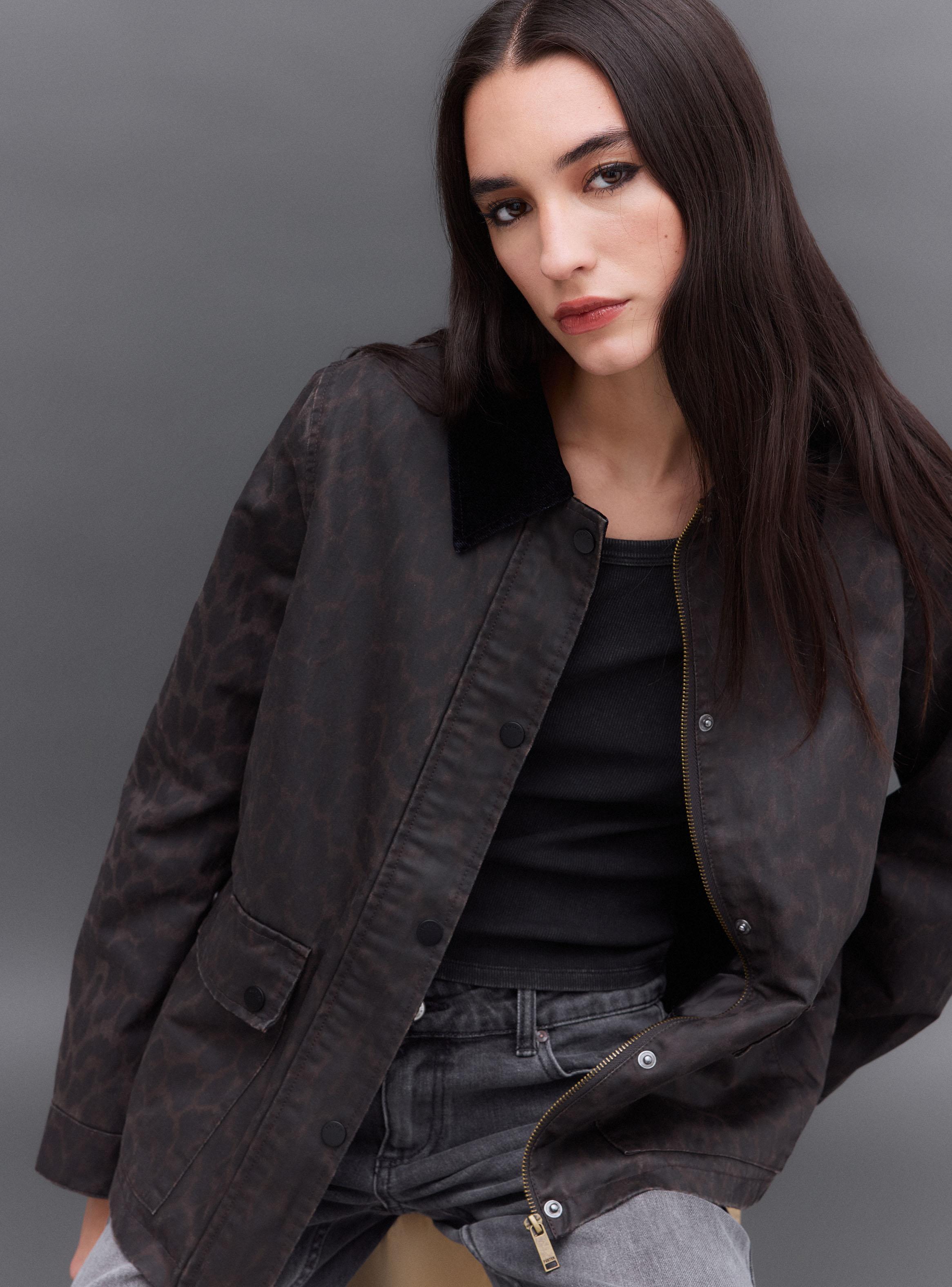 Chaqueta Encerada Animal Print-2