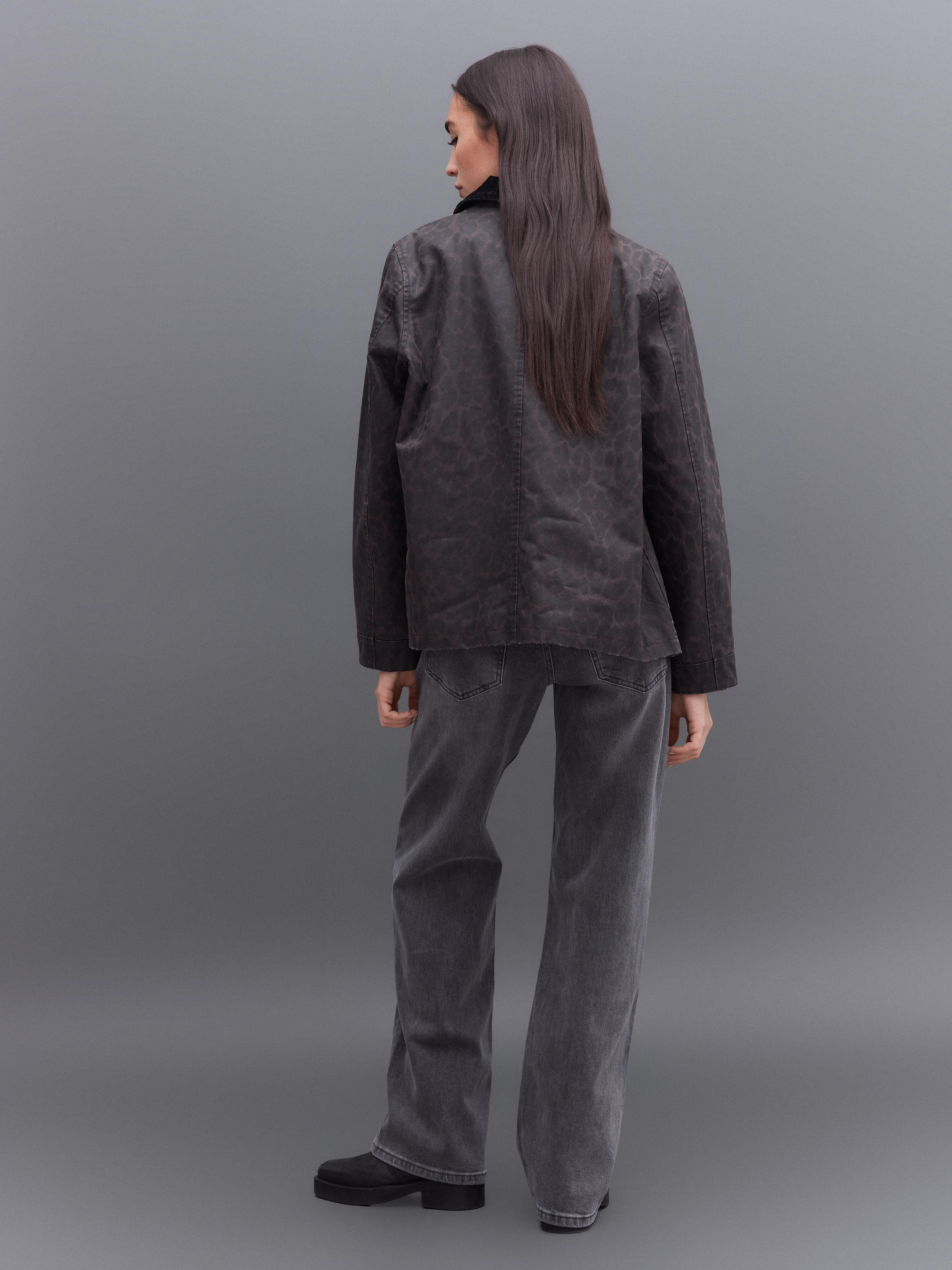 Chaqueta Encerada Animal Print-5