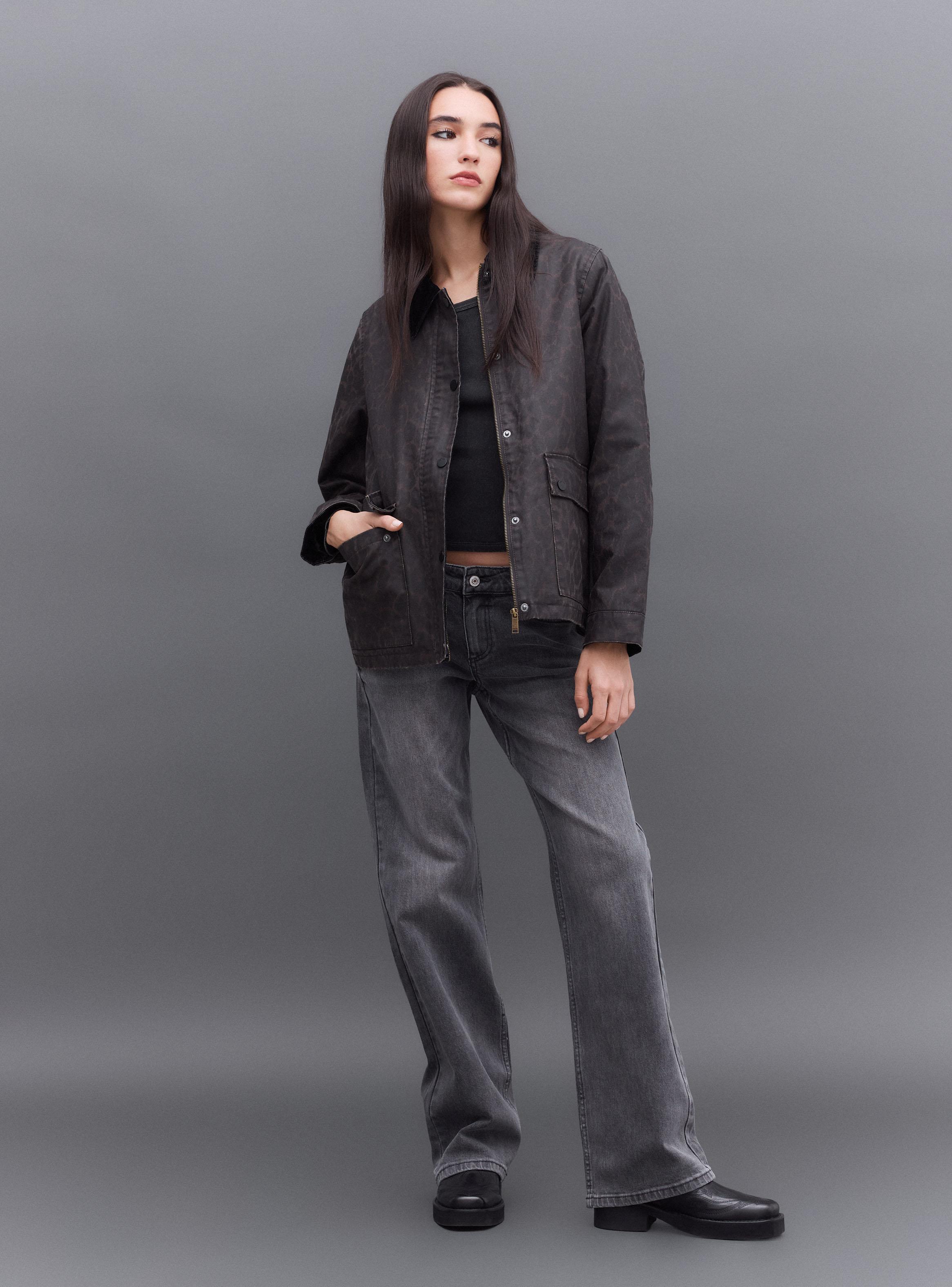 Chaqueta Encerada Animal Print-4