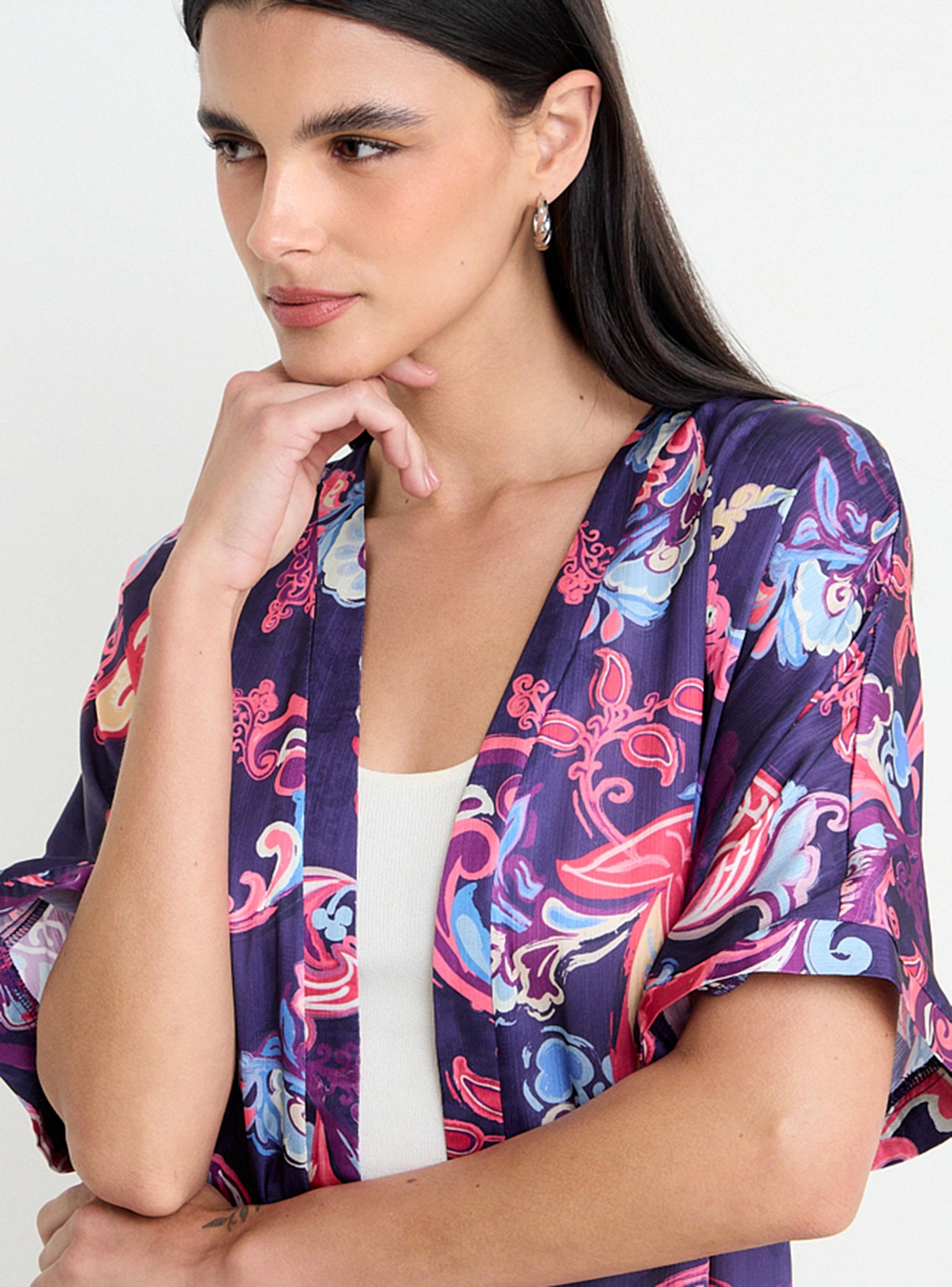 Tapado Fantasía Tipo Kimono Manga 3/4-2