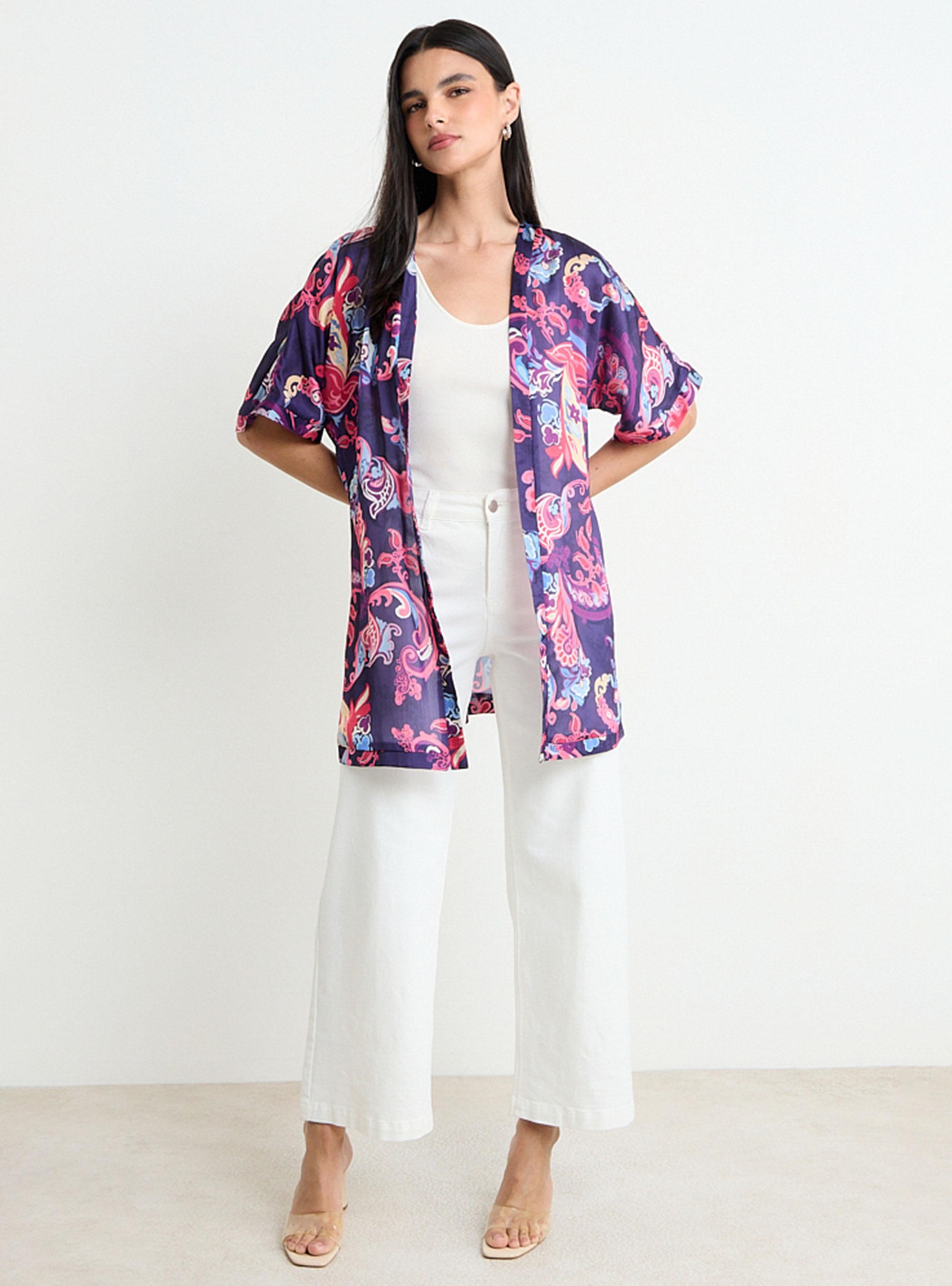 Tapado Fantasía Tipo Kimono Manga 3/4-3