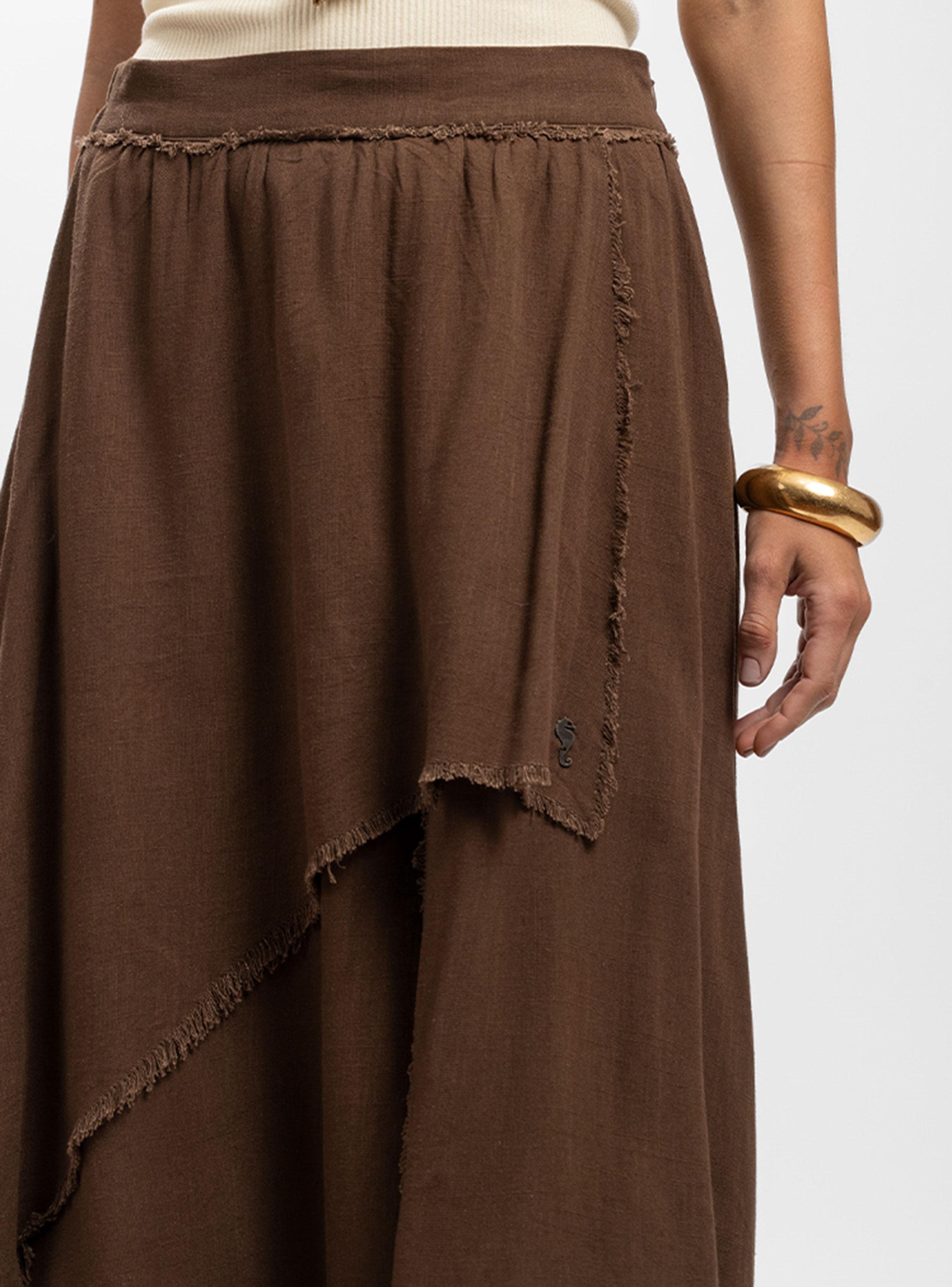 Falda Esmeralda Café-2